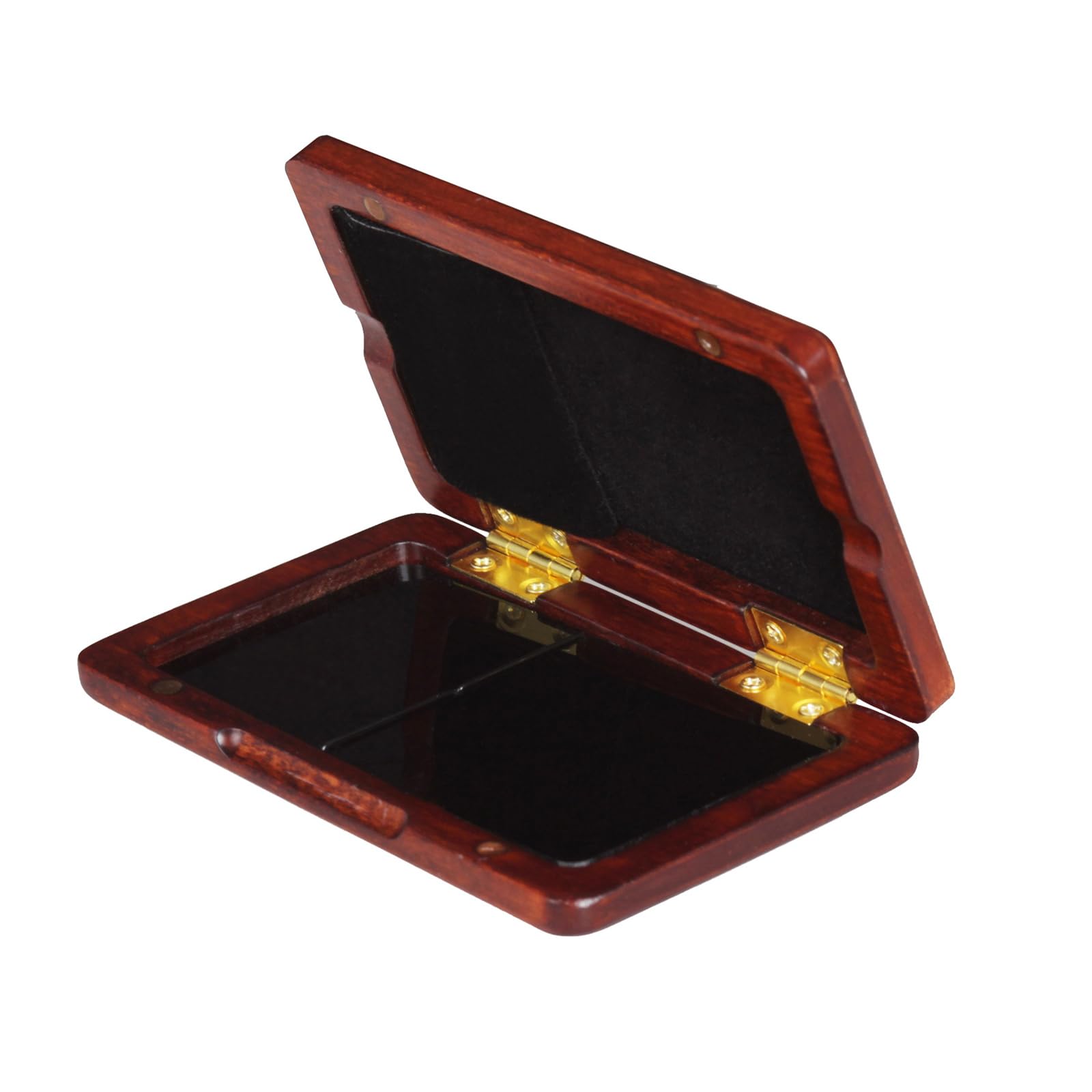 Premium Wooden Saxophone Reed Case for Alto & Tenor Sax - Holds 2 Reeds - Durable Clarinet Reed Storage Box - Perfect for Musicians, Students & Professionals - Ideal for Practice, Performances & Travel