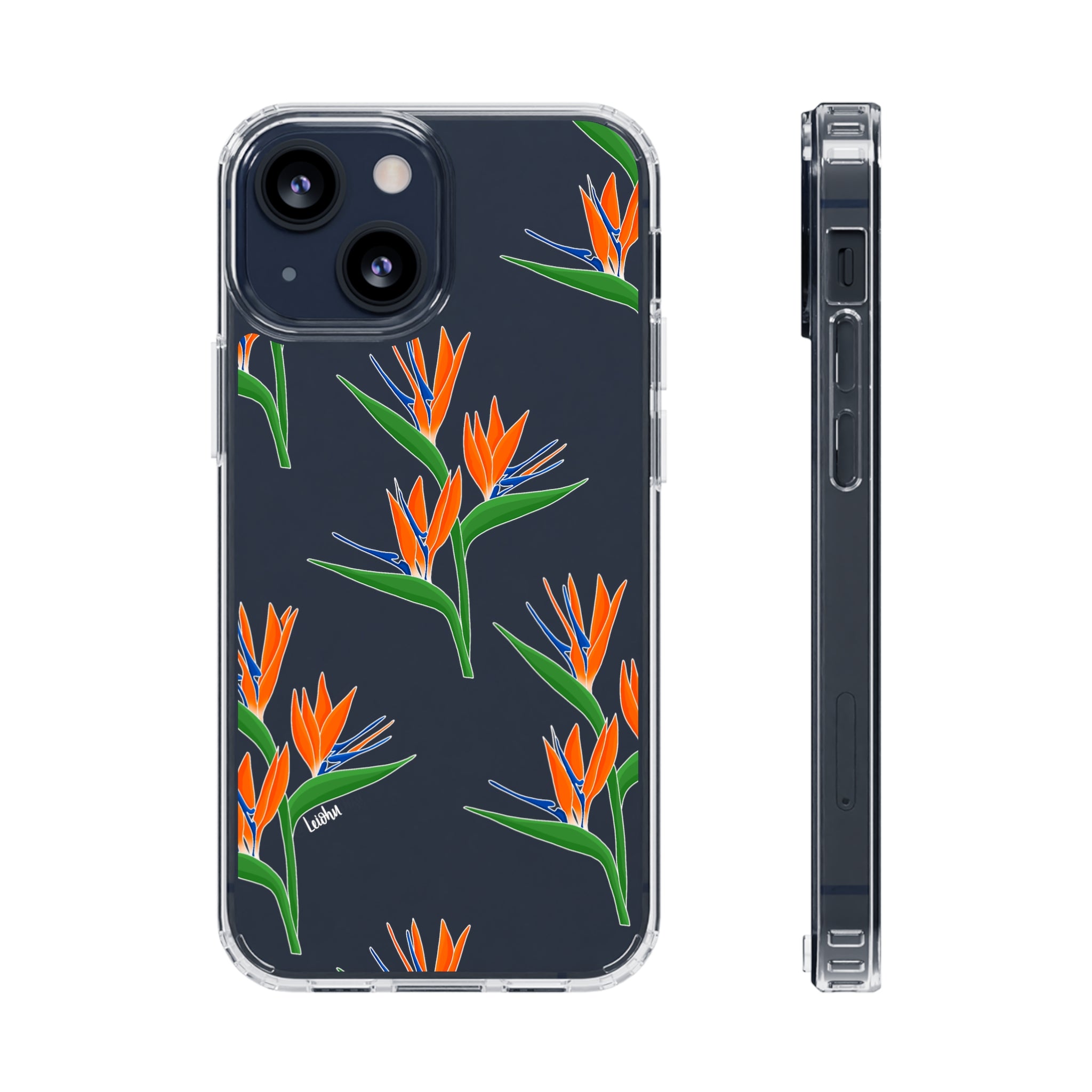 Bird of Paradise Clear Phone Case - Durable Protective Cover for iPhone & Samsung - Perfect for Nature Lovers & Tropical Style