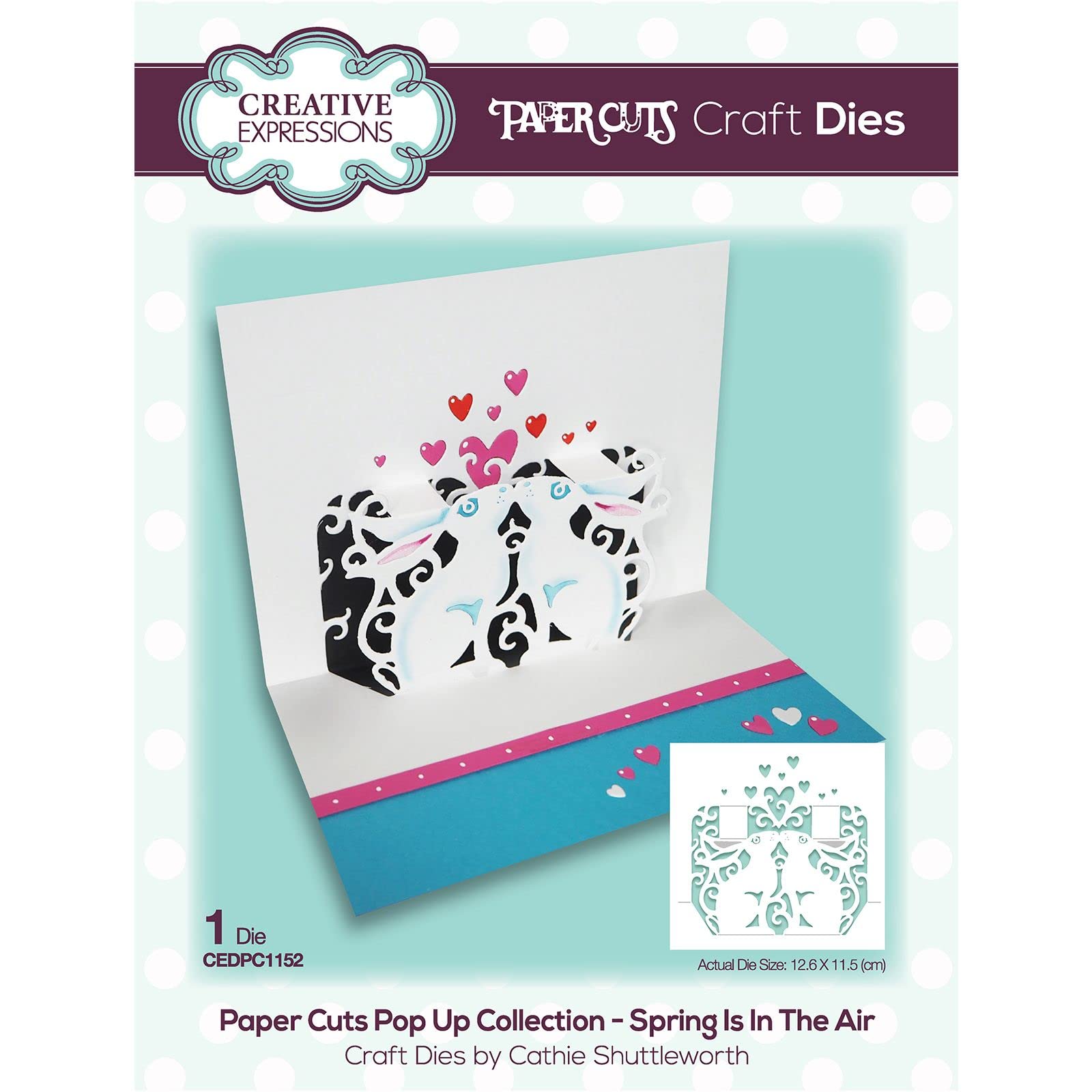 Paper Cuts Craft Die - Spring Floral Design for Scrapbooking, Card Making & DIY Home Decor