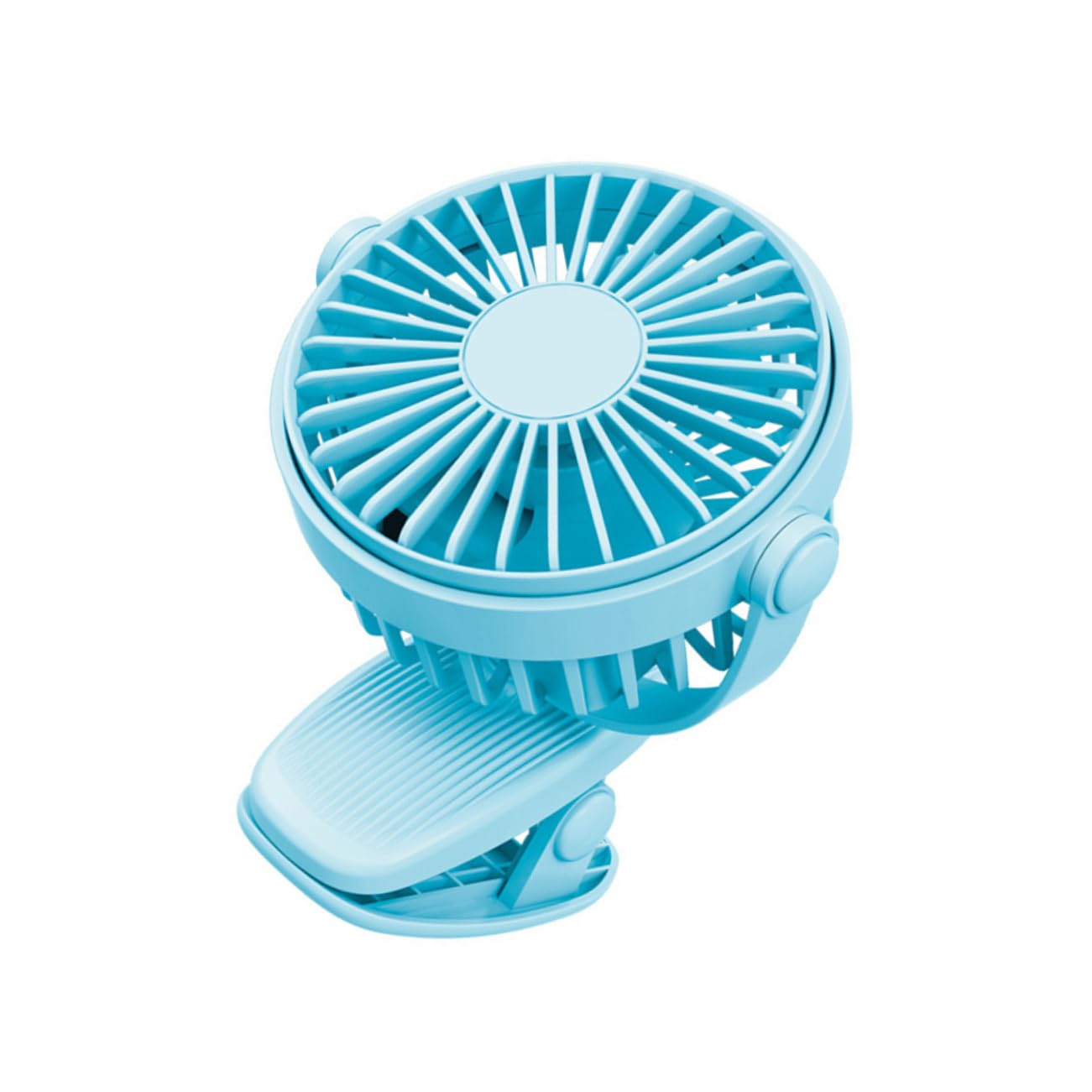 BIUDECO Portable Stroller Fan - Quiet USB Rechargeable Mini Fan for Baby Stroller, Desk, Office, Outdoor, Travel & Camping - Hands-Free Cooling for Hot Summer Days