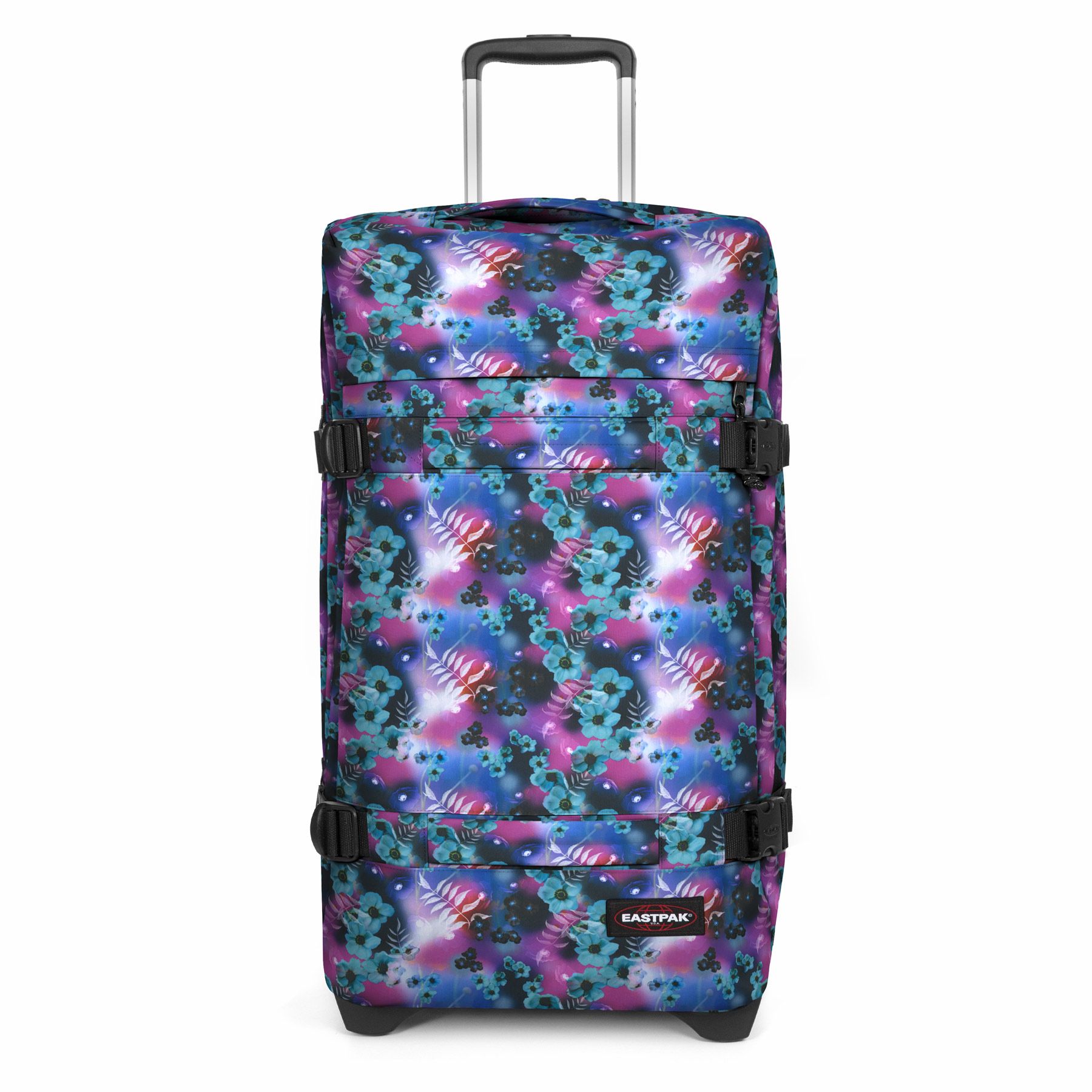 Eastpak Transit'R L Backpack - Dreamflower Dark Print - Durable Travel & School Backpack for Men & Women - Perfect for Commuting, College & Everyday Use