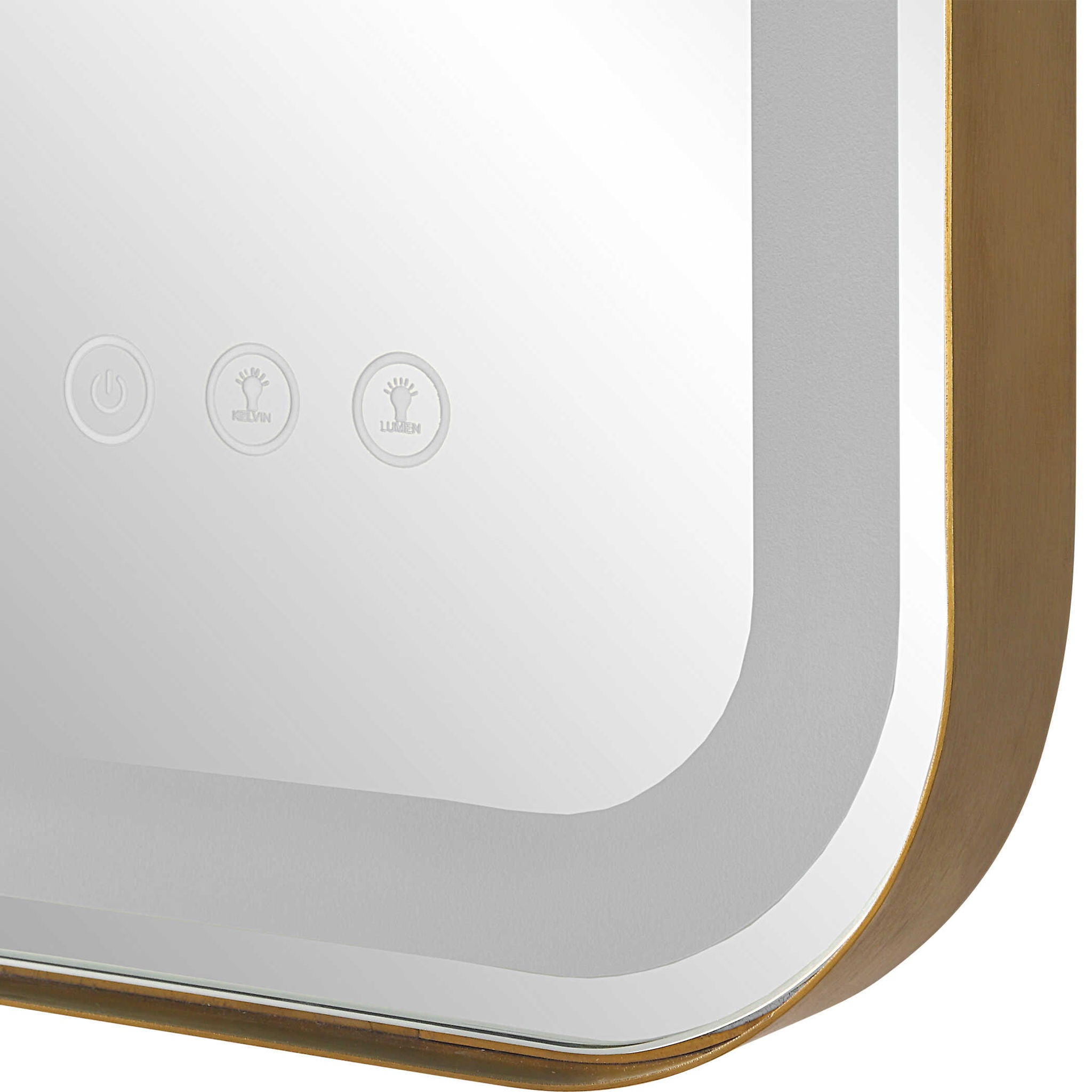 Crofton Vanity Mirror with Gold & Pearl Silver Finish - Elegant Makeup Mirror for Dressing Table, Bathroom, and Bedroom Decor