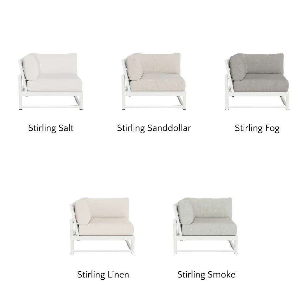 Breeze XL Outdoor Corner Sectional Sofa - Waterproof Patio Furniture Set with Cushions for Backyard, Poolside & Garden Relaxation