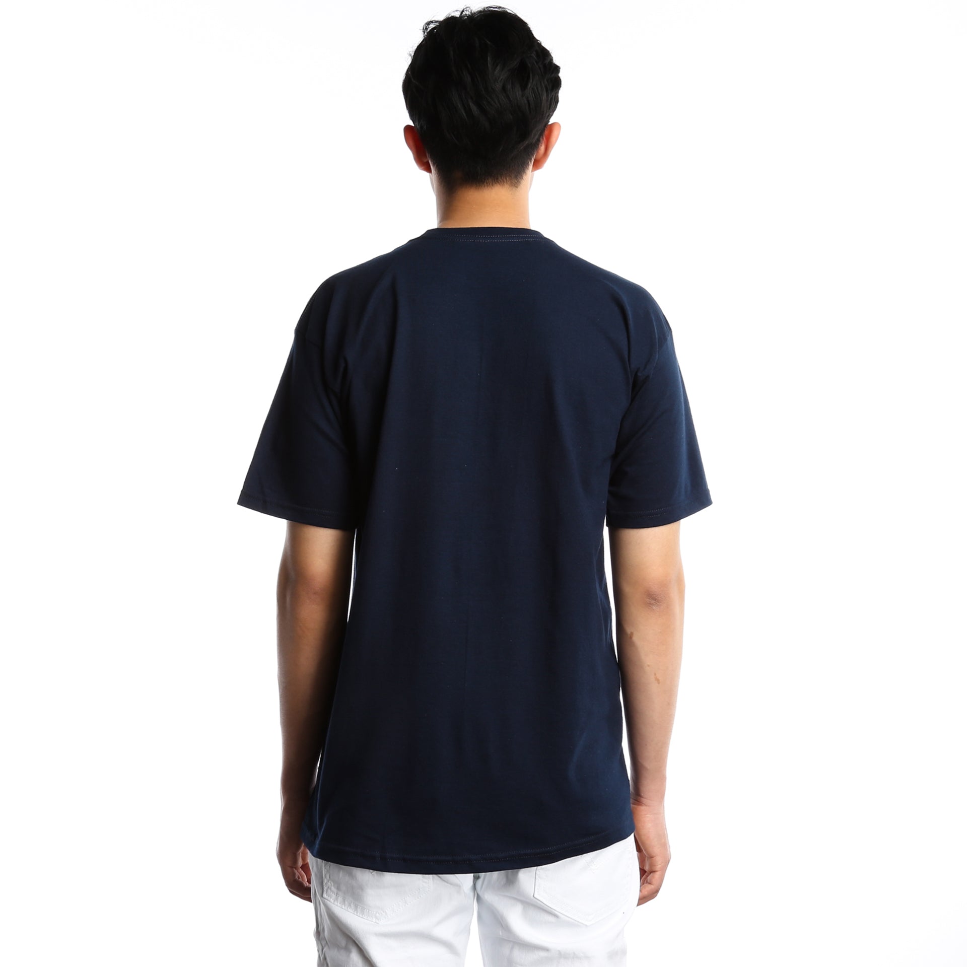 Premium Marquise Cut Diamond T-Shirt in Navy Blue - Elegant & Comfortable for Casual Wear, Date Nights & Special Occasions