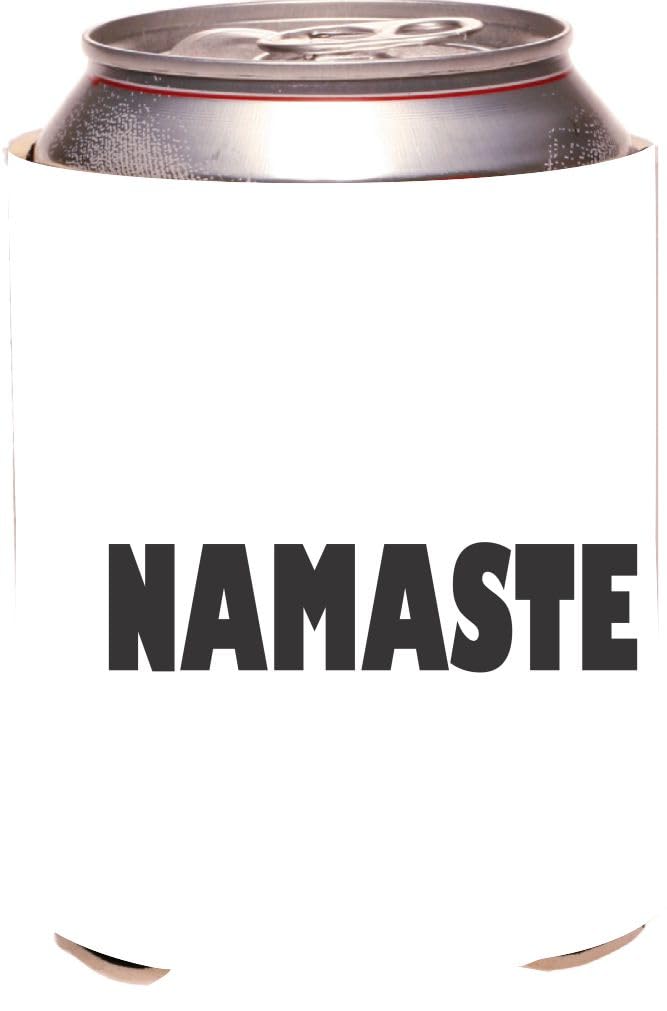 NAMASTE Can Hugger & Cooler - Insulated Beverage Sleeve for Beer, Soda & Energy Drinks - Keep Drinks Cold at Parties, BBQs & Outdoor Events
