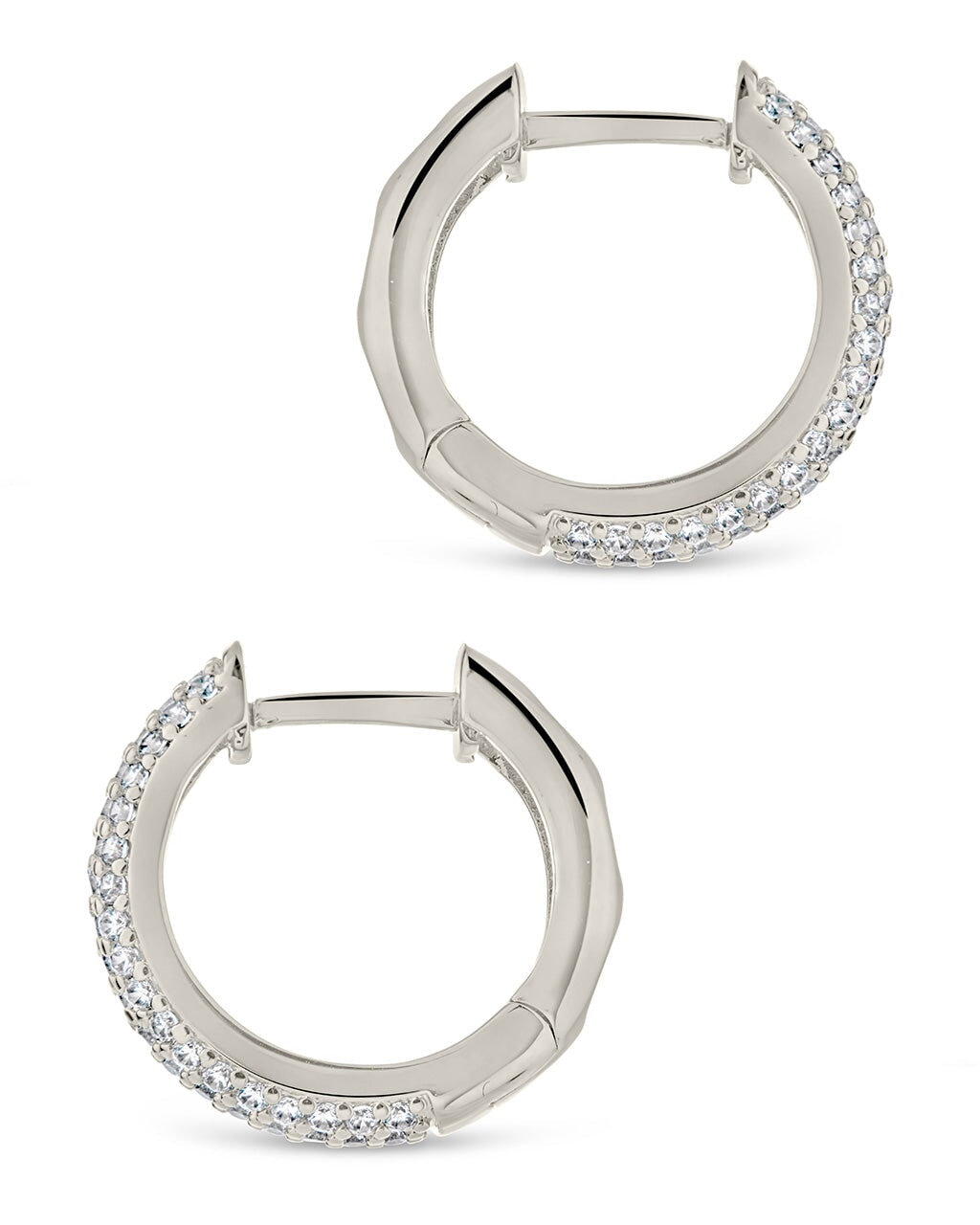 Raquel CZ Micro Hoop Earrings - 14K Gold Plated Cubic Zirconia Small Hoops for Women | Perfect for Everyday Wear, Office & Date Night