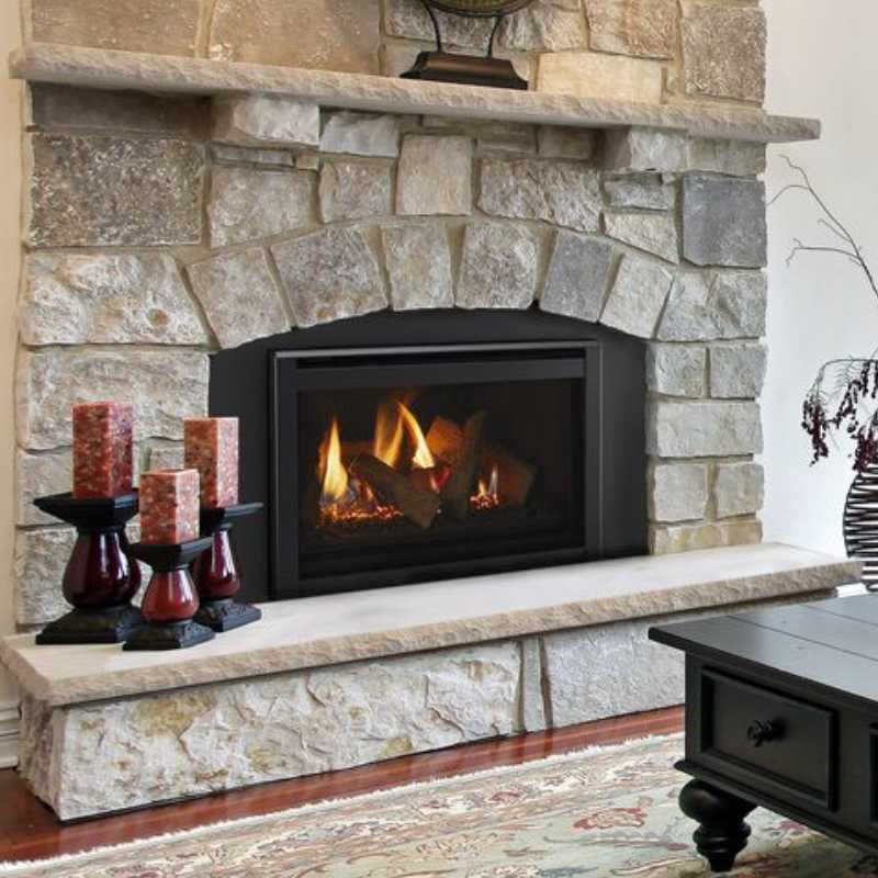 Majestic RUBY25 Direct Vent Gas Fireplace Insert - Efficient & Stylish Heating Solution for Living Rooms, Bedrooms & Basements