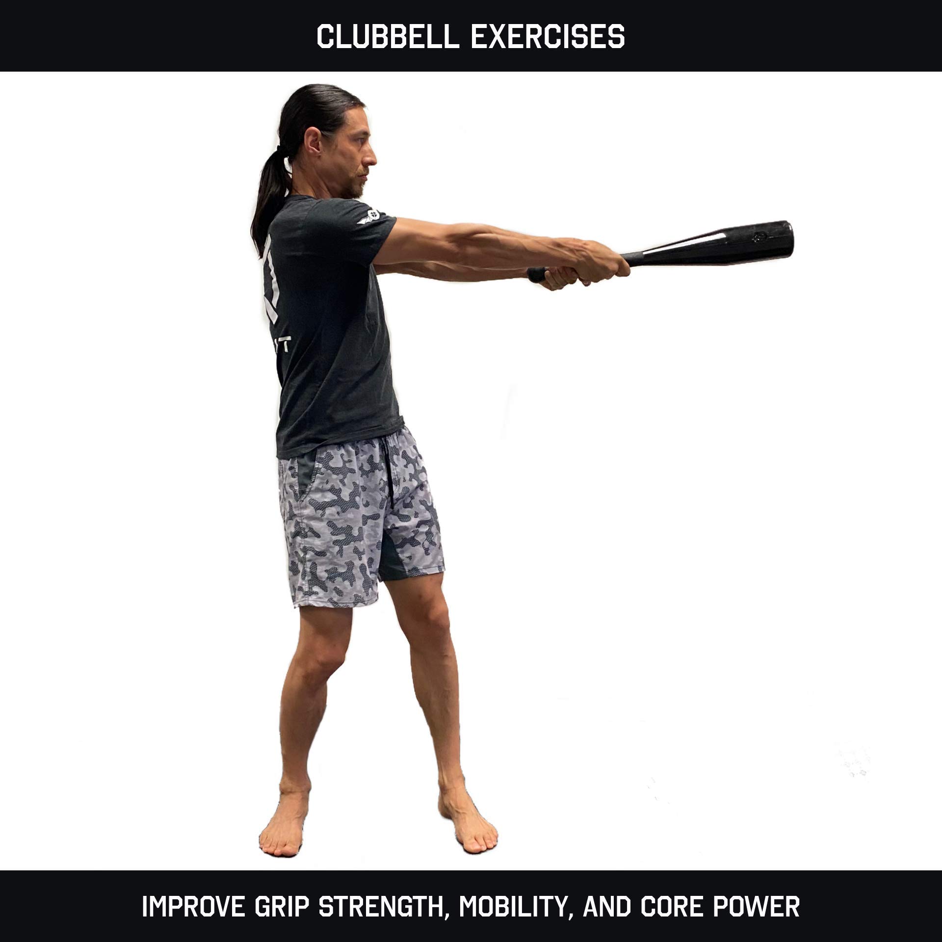 TACFIT Clubbells ® - Premium Patented Steel Indian Clubs for Shoulder Strength & Functional Training | Perfect for Home Gym, CrossFit, and Mobility Workouts