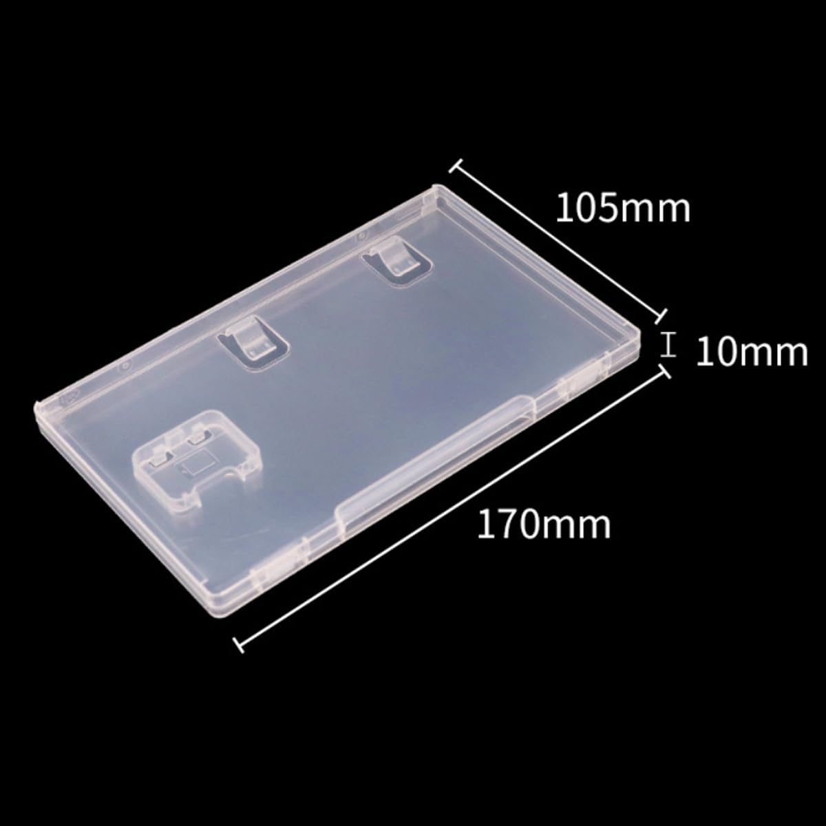 Nintendo Switch Replacement Game Case - Clear Empty Retail Packaging (1-Pack) - Perfect for Organizing & Protecting Switch Games