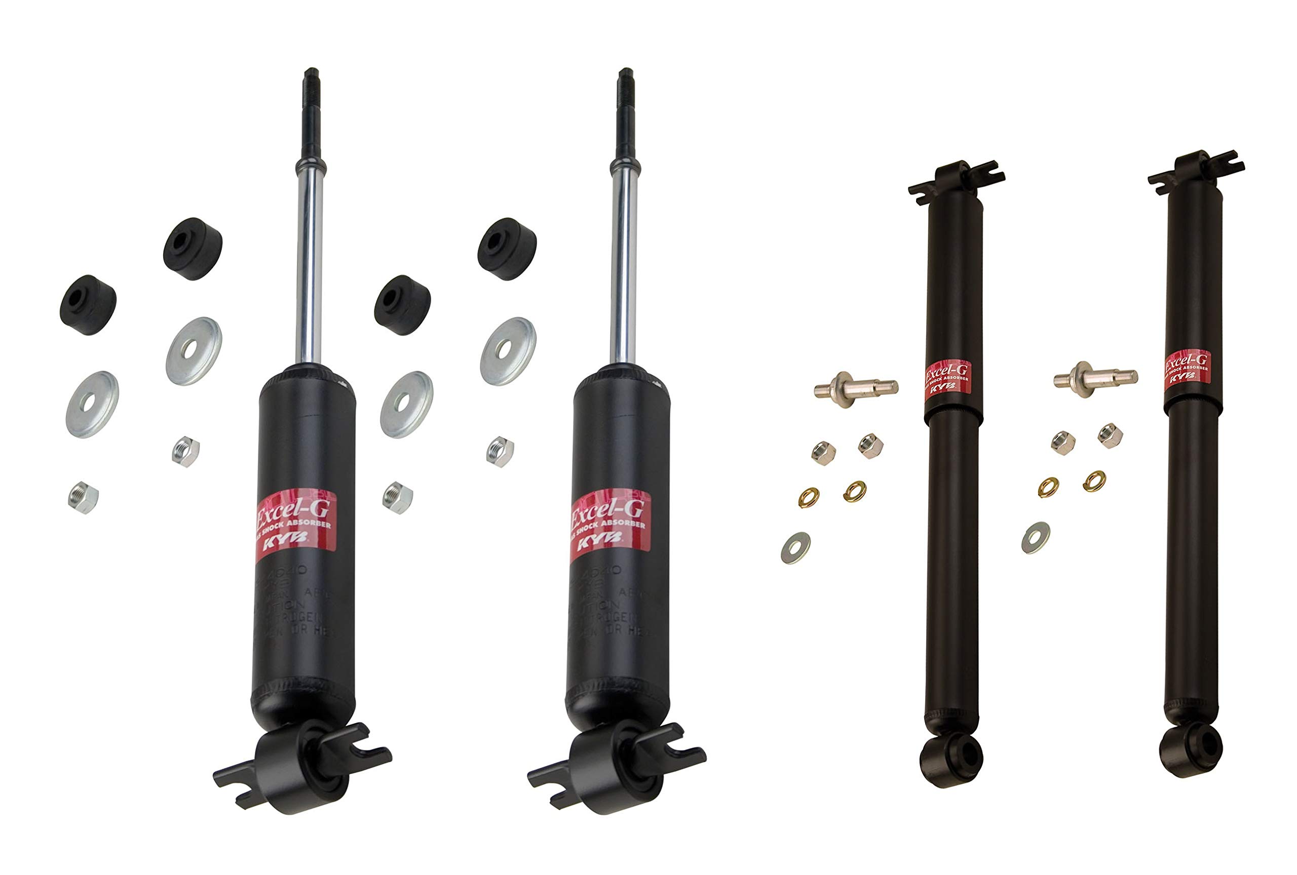 High-Performance Front & Rear Shock Absorbers Kit for Chevy Bel Air 1958-1964, Biscayne 1958-1964, Impala 1959-1964 – Smooth Ride & Enhanced Handling – Perfect for Classic Car Restoration & Daily Driving