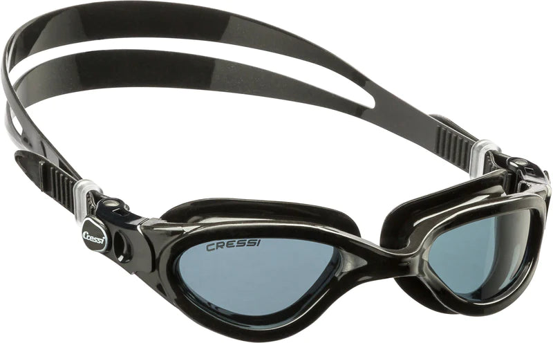 Cressi Flash Swimming Goggles - Anti-Fog UV Protection Swim Goggles for Adults & Kids - Perfect for Pool, Beach & Open Water Swimming