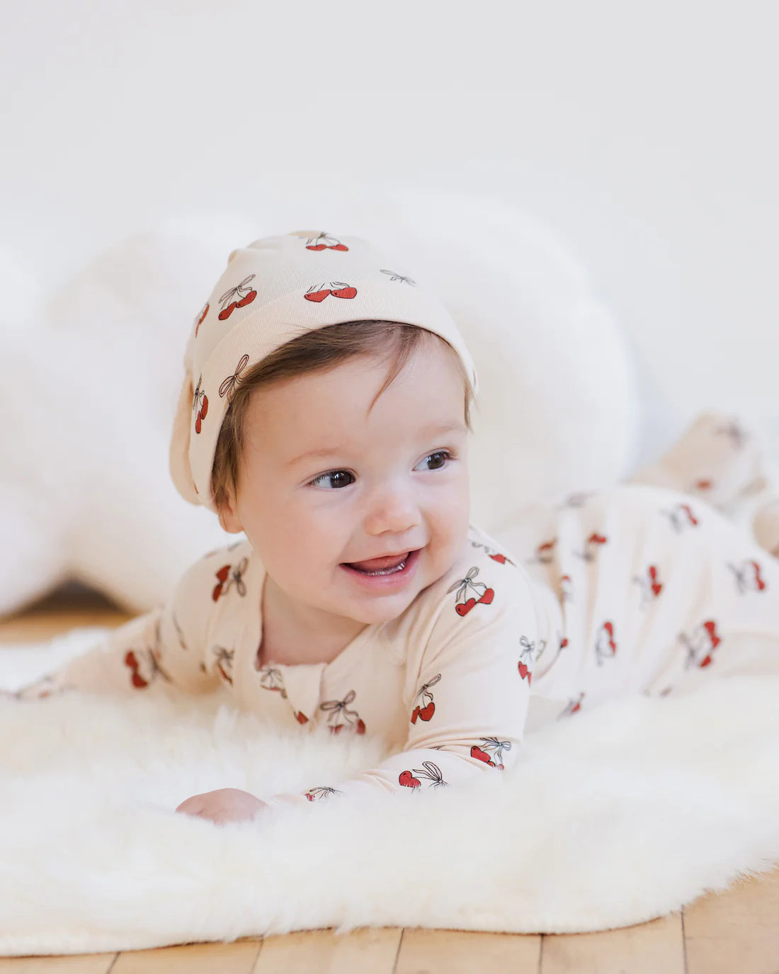 Rylee & Cru Mon Amour Bamboo Zipper Pajamas for Baby Girls - Soft & Comfortable Sleepwear for Cozy Nights & Playtime