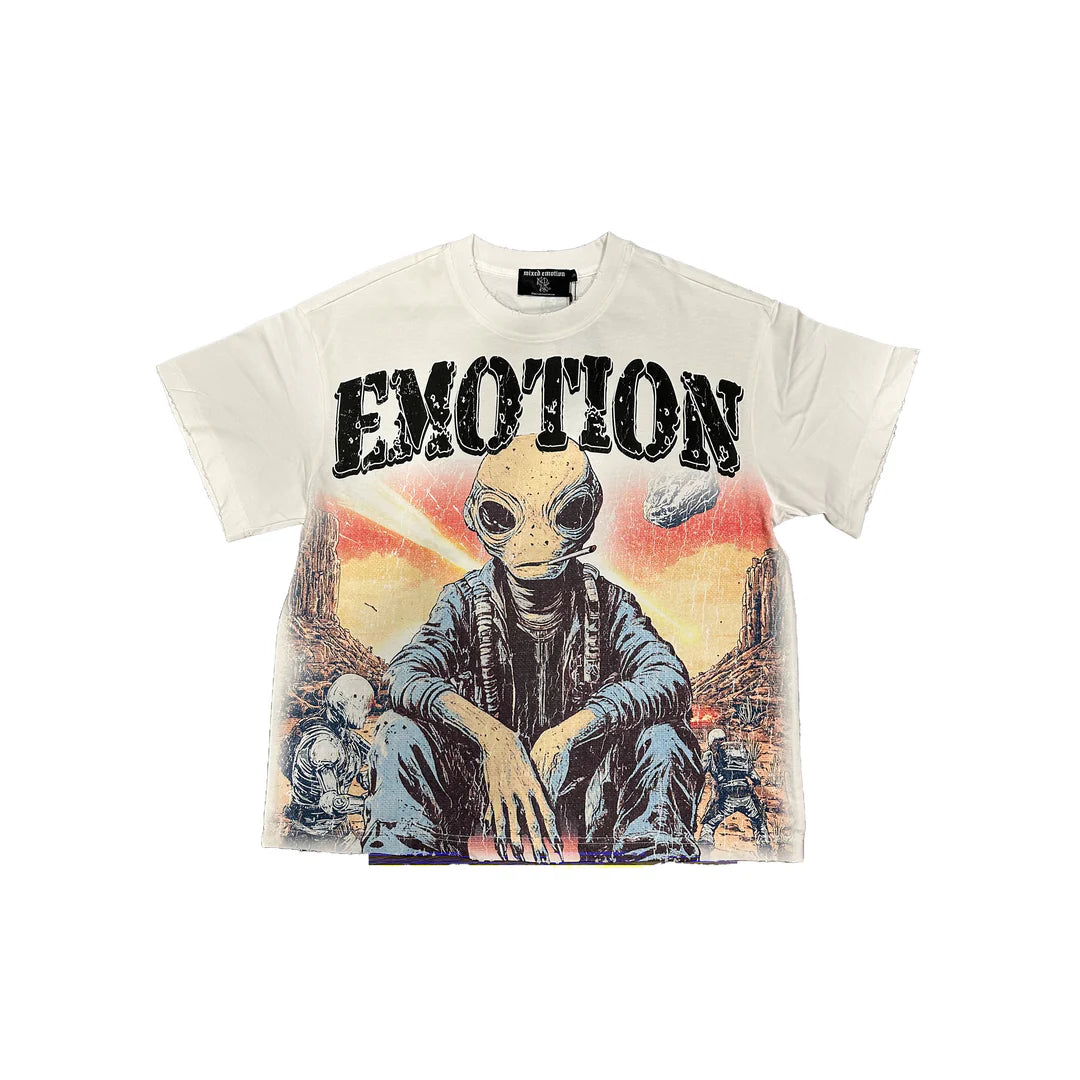 Invasion Graphic White T-Shirt - Trendy Streetwear Tee for Casual Outfits & Urban Fashion