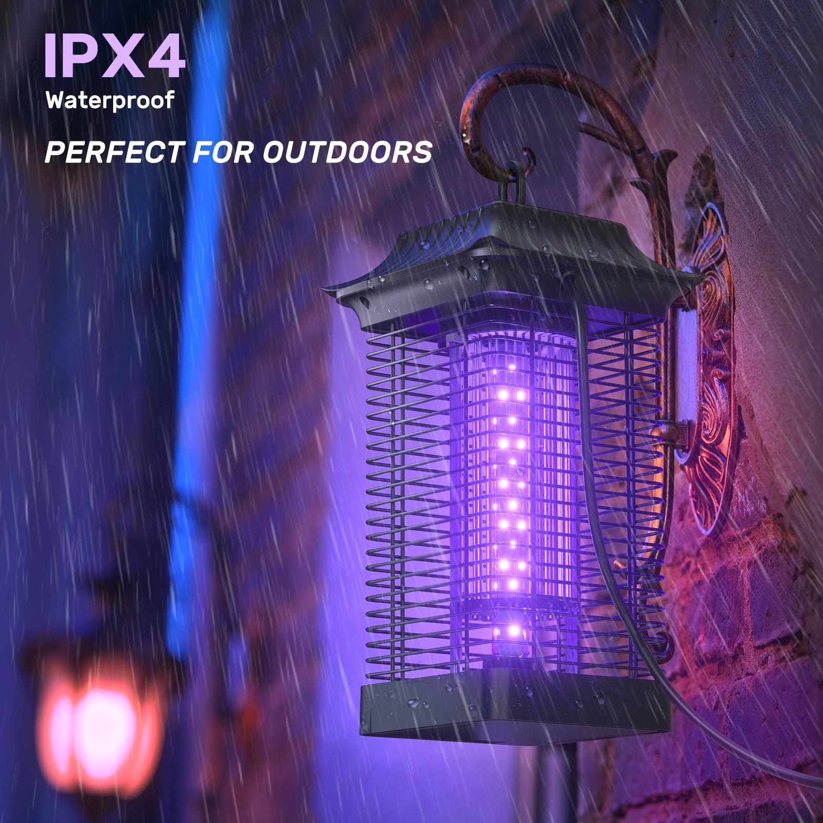 High-Powered Electric Bug Zapper - Indoor & Outdoor Insect Fly Trap for Home, Patio, and Garden Protection