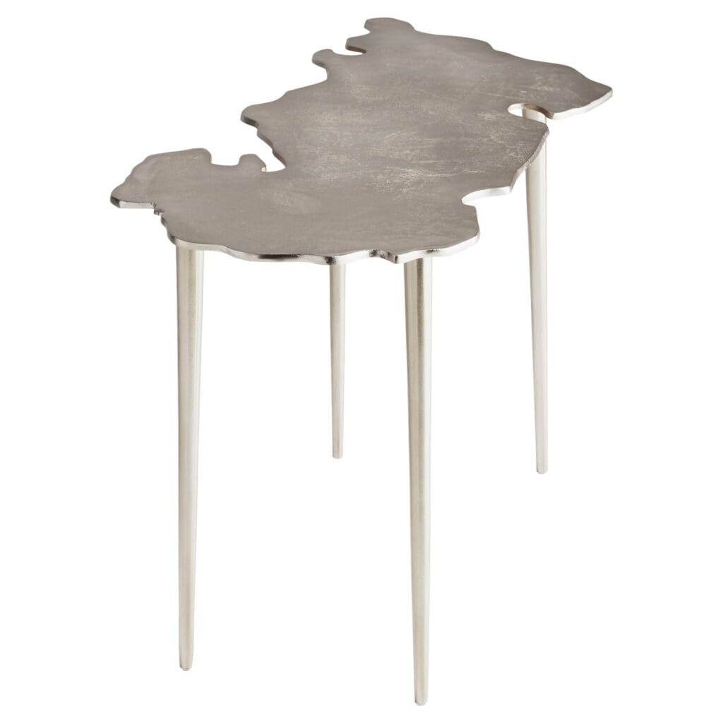 Cyan Design 11330 Atlas Coffee Table - Antique Nickel Finish - Modern Industrial Living Room Centerpiece for Home & Office Decor