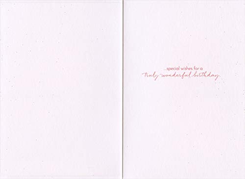 Special Friend White Floral on Pink Feminine Birthday Card - Thoughtful Greeting Card for Best Friends, Sisters & Loved Ones - Perfect for Birthdays, Anniversaries & Special Occasions