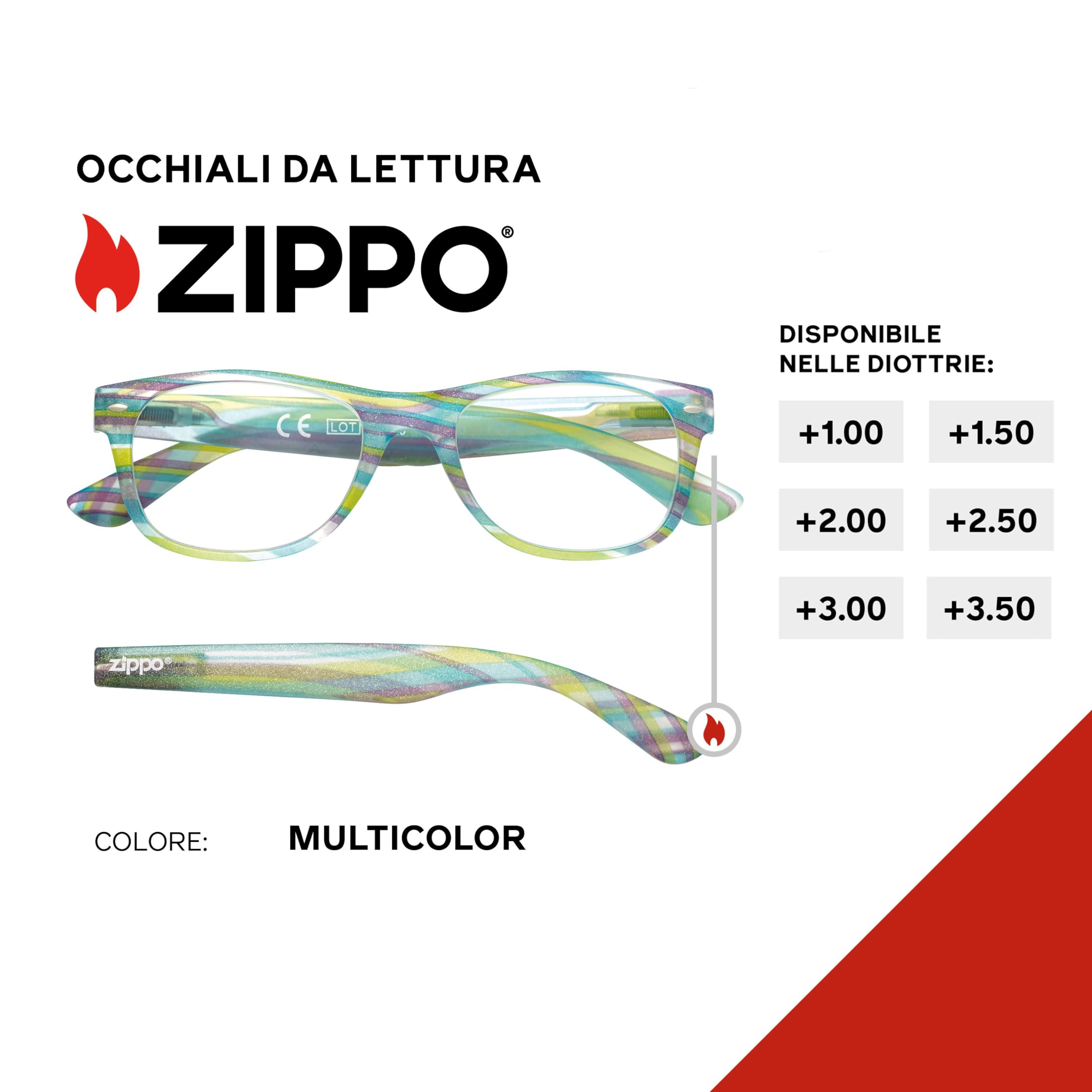 Zippo Reading Glasses with Soft Line Frame - Lightweight & Stylish Readers for Men & Women - Perfect for Reading, Computer Work & Close-Up Tasks