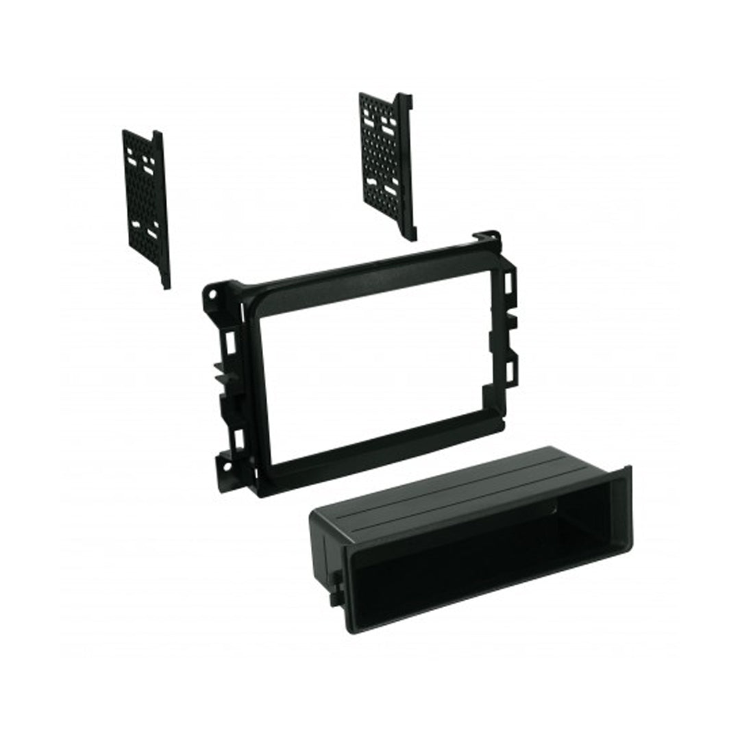 2013-2017 Dodge Ram & 2014-2017 Jeep Cherokee Single/Double DIN Car Stereo ISO Mount with Pocket - CDK656 | In-Dash Multimedia Receiver for Enhanced Driving Experience