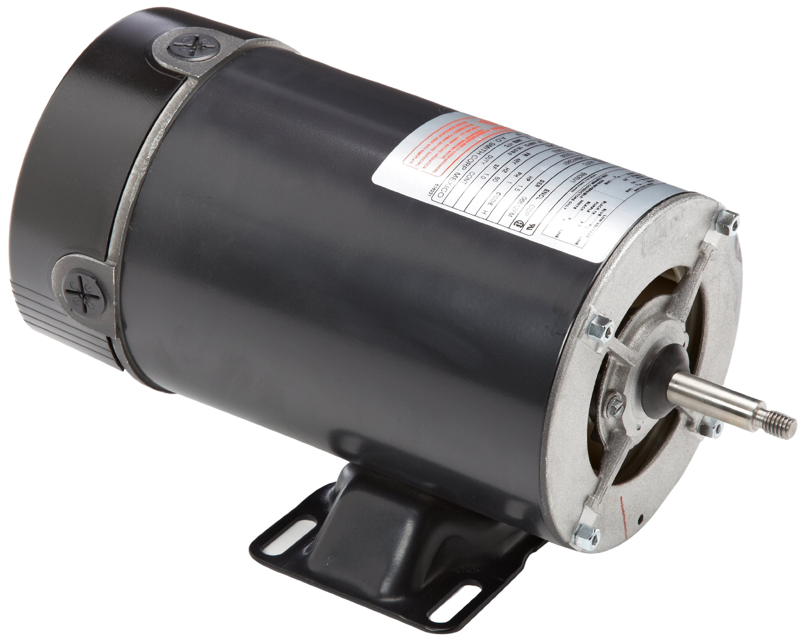 BN35V1 1.5 HP 230V Thru Bolt Replacement Motor for Above Ground Pool & Spa Pumps - Compatible with Swimming Pool Filters, Water Circulation Systems, and Hot Tub Pumps