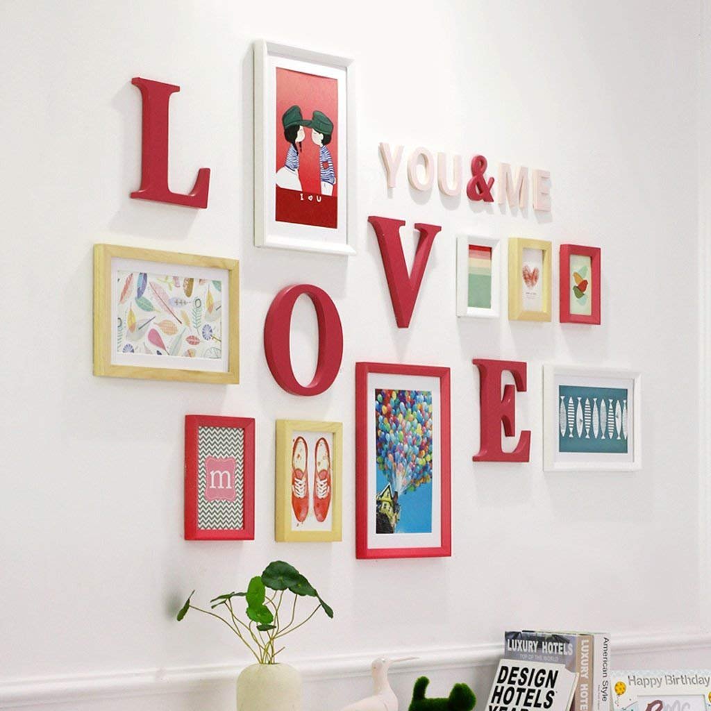 GAOXIN Solid Wood Picture Frame Sets for Wall Collage - Modern Minimalist Photo Frames for Home Decor, Restaurant Wall Art, Creative Portfolio Display & Living Room Background - Perfect for Gallery Walls, Office Decor and Wedding Photo Displays