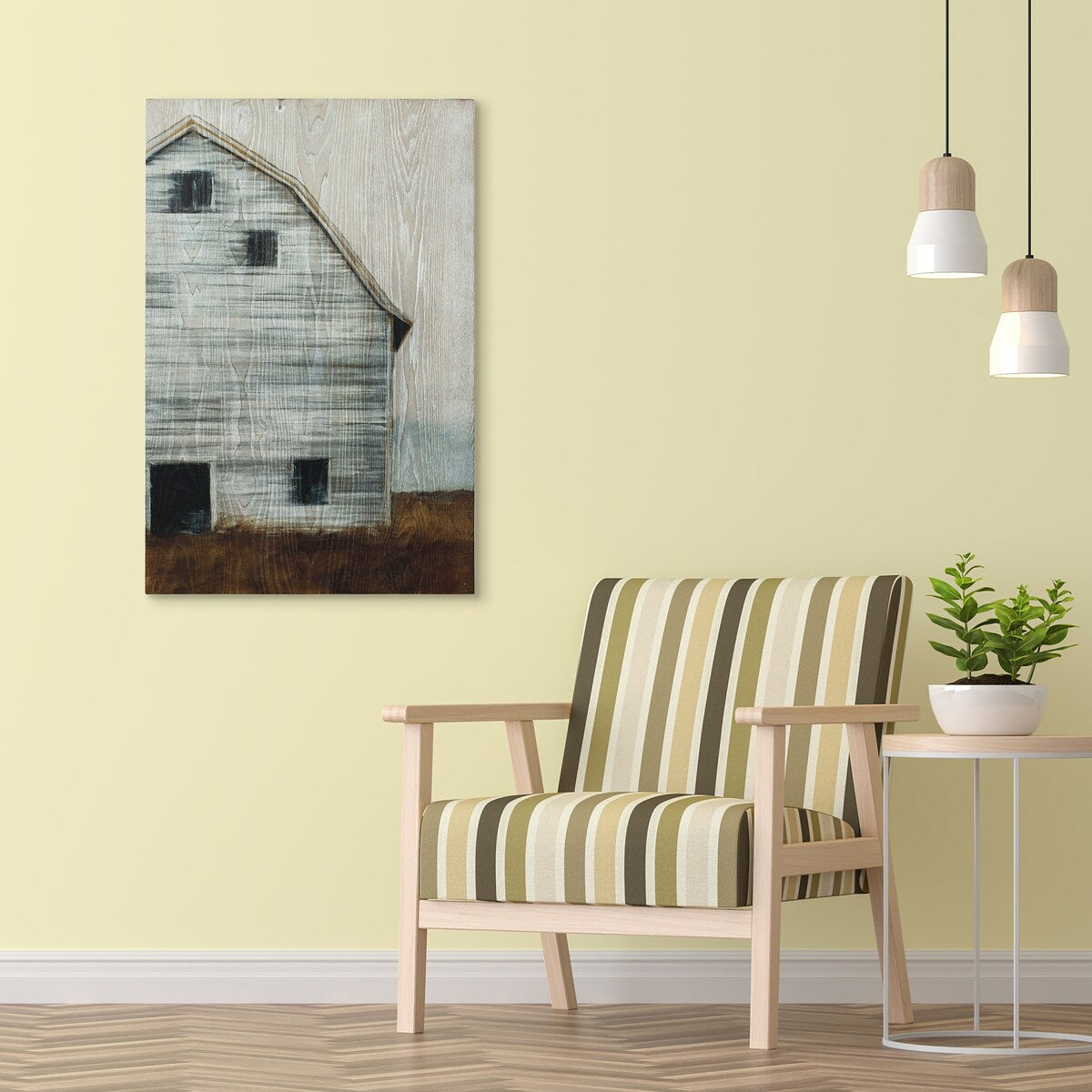 Abandoned Barn Fine Art Giclee Print on Hand-Finished Ash Wood Wall Art - Rustic Home Decor for Living Room, Bedroom & Office