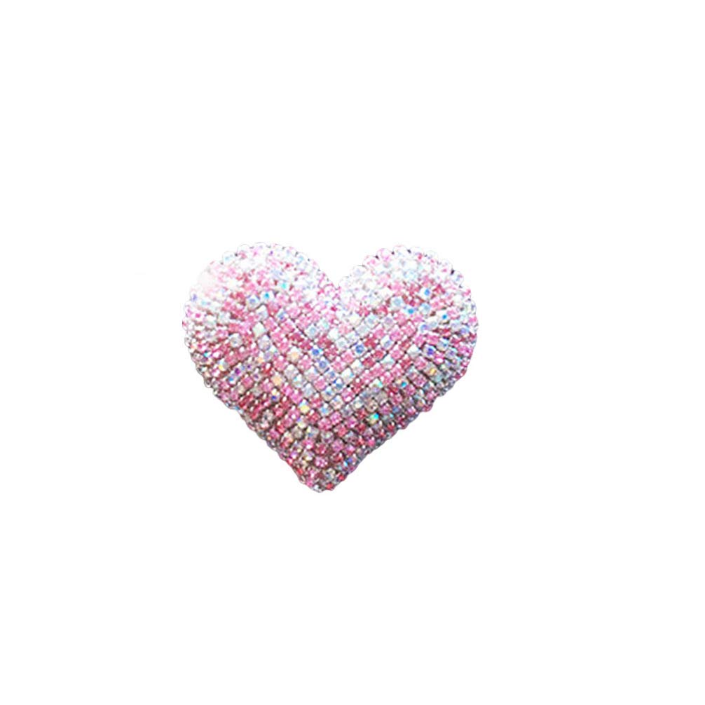 Crystal Heart Car Air Vent Clip - Rhinestone Bling Car Accessory for Women | Valentine's Day Gift | Pink Car Decor for Dashboard & Interior Styling