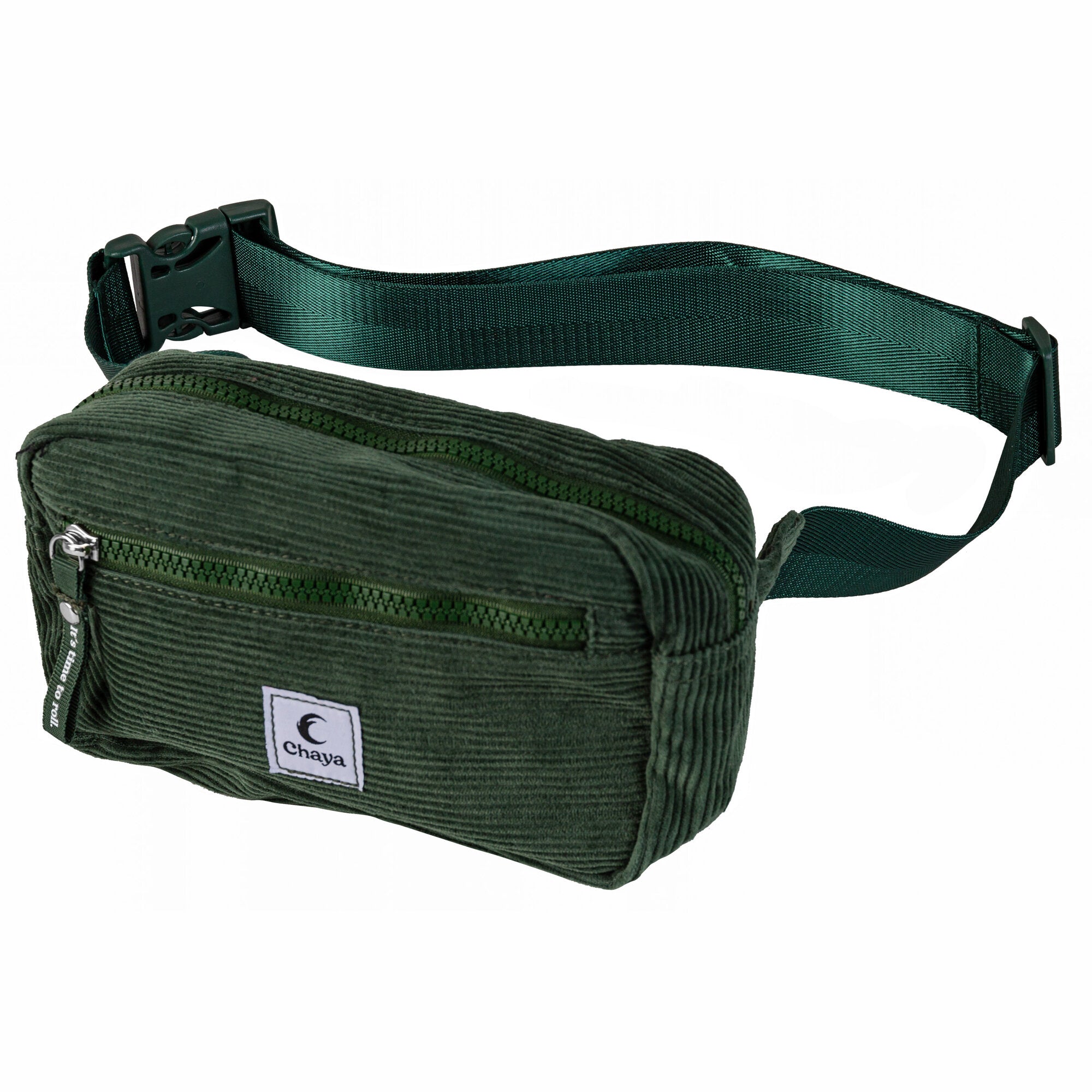 Premium Green Fanny Pack - Lightweight & Water-Resistant Waist Bag for Hiking, Travel, and Outdoor Adventures