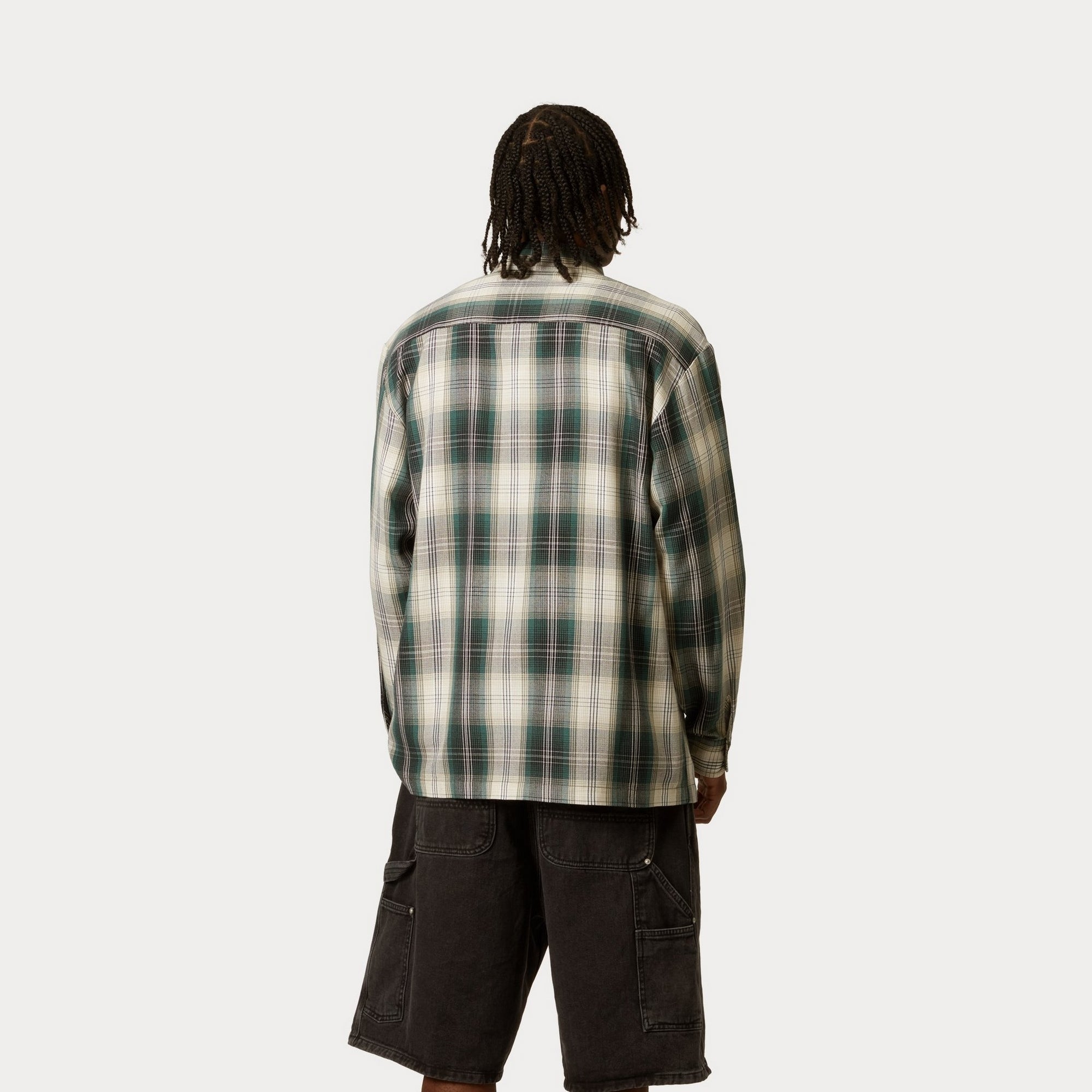 Blanton Check Shirt for Men - Stylish Malachite Green Plaid Button Down Shirt | Casual & Office Wear | Perfect for Work, Dates & Outdoor Activities