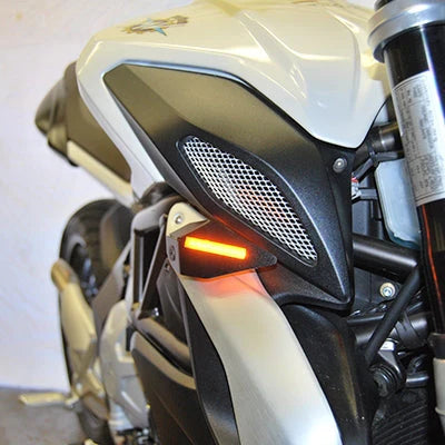 MV Agusta Brutale 675/800/Dragster Front Turn Signals (2013-2019) - Compatible with Motorcycle Models - Perfect for Night Riding & Safety Enhancement