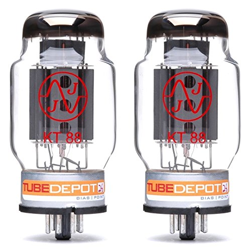 JJ KT88 Power Vacuum Tubes (Matched Pair) - Premium Audio Amplifier Tubes for Hi-Fi Systems, Guitar Amps & Tube Preamps - Perfect for Audiophiles & Musicians