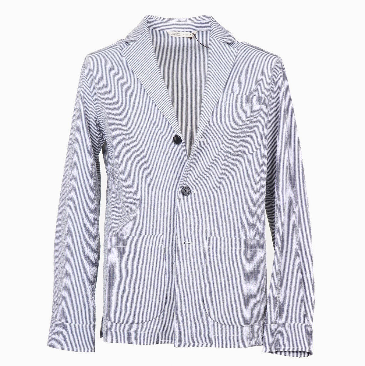 Maurizio Baldassari Lightweight Wool Shacket Jacket for Men - Stylish & Comfortable Overshirt for Fall & Winter Layering