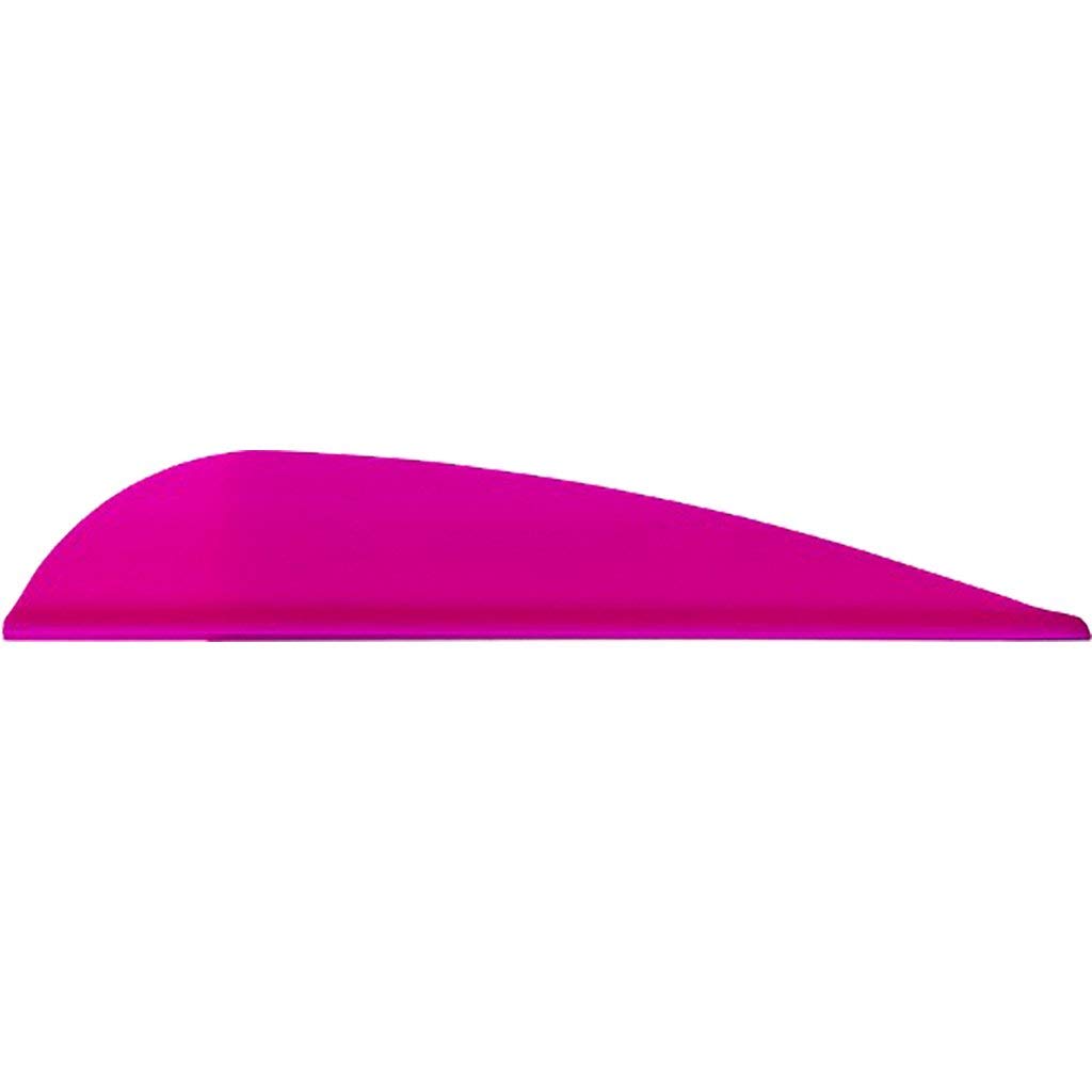 AA & E Aae Trad Vanes Hot Pink 3 Inch 50 Pack - Perfect for Archery, Hunting, and Target Practice