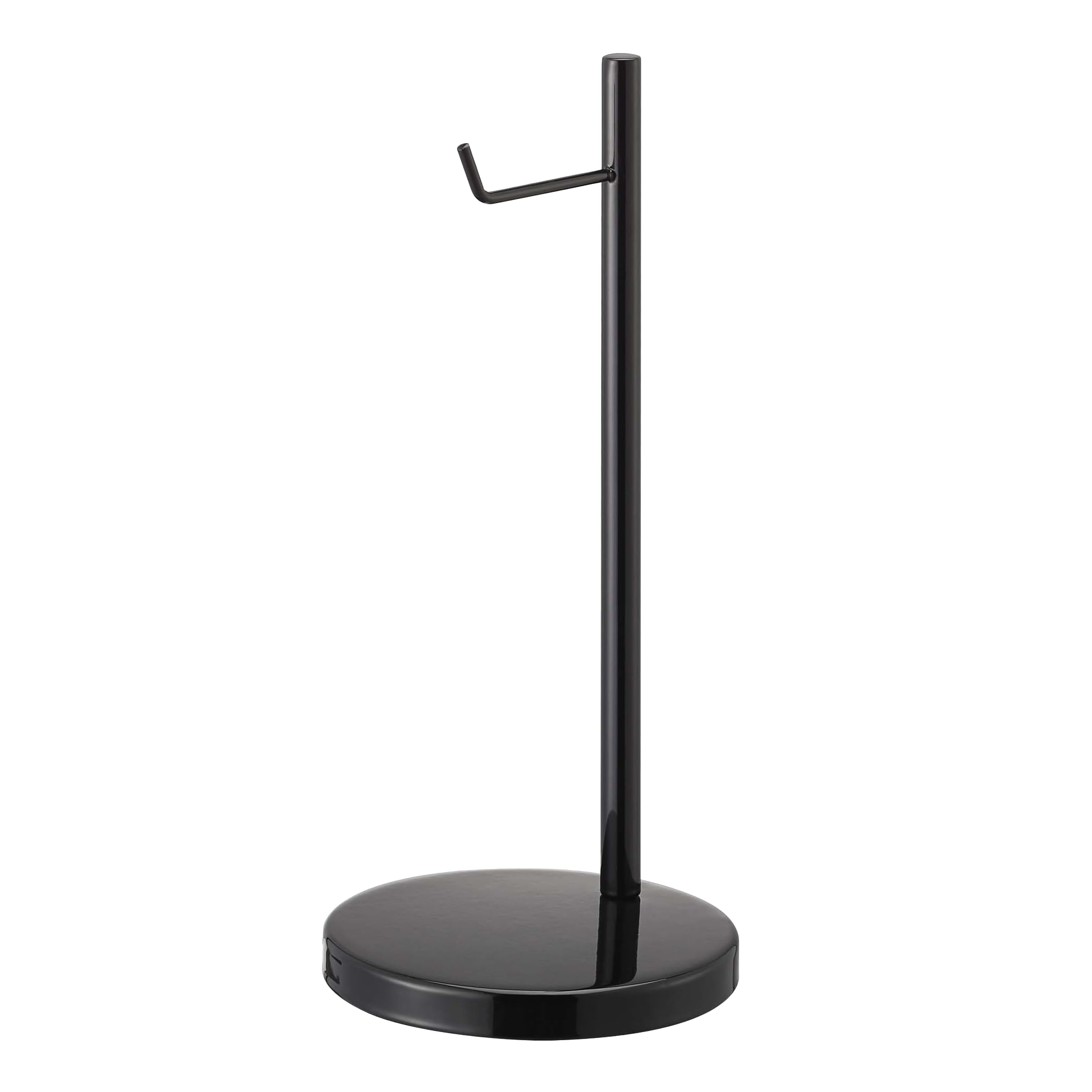 Yamazaki Home Beautes Office Desk Headphone Stand - Premium Steel Headset Holder with Round Base - Perfect for Gaming, Work & Home Office Organization