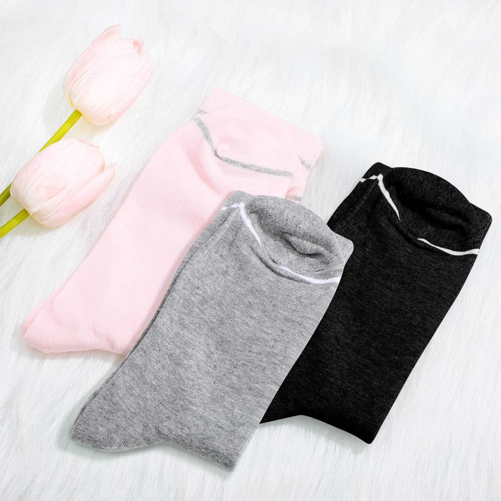 Yaomiao 6 Pairs Maternity Compression Socks 20-30 mmHg - Circulation Support Socks for Women During Pregnancy - Ideal for Swelling Relief, Travel & Postpartum Recovery