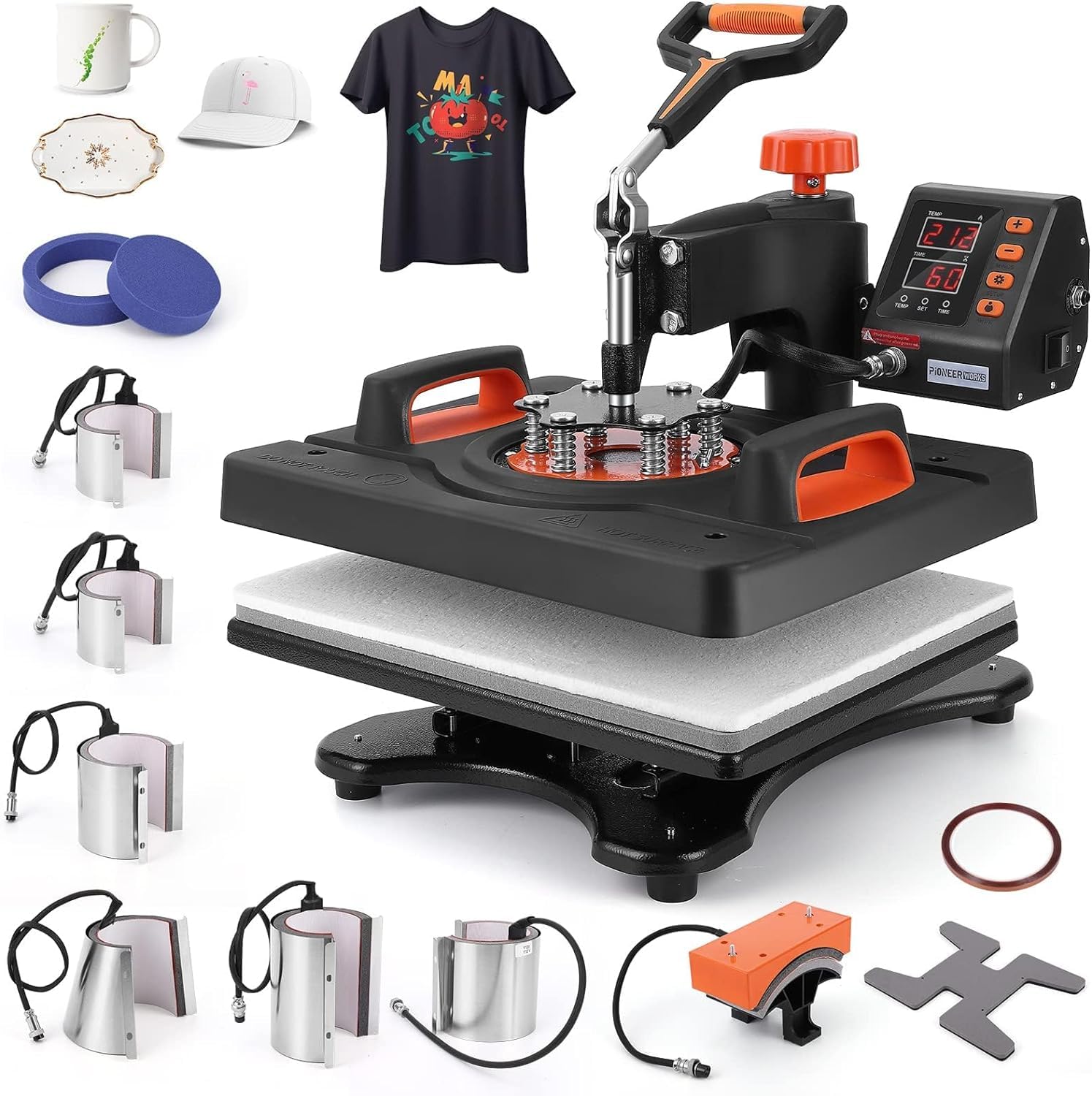 Professional 11-in-1 Heat Press Machine 12