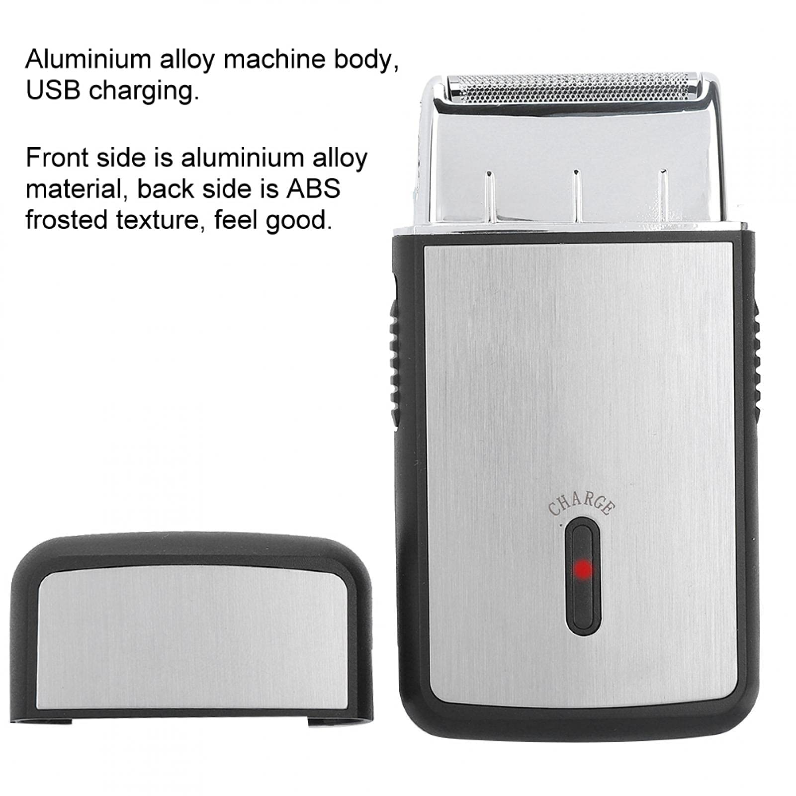 Rechargeable Electric Shaver for Men - Stainless Steel Blades, Washable & Travel-Friendly - Smooth Shaving at Home or On The Go