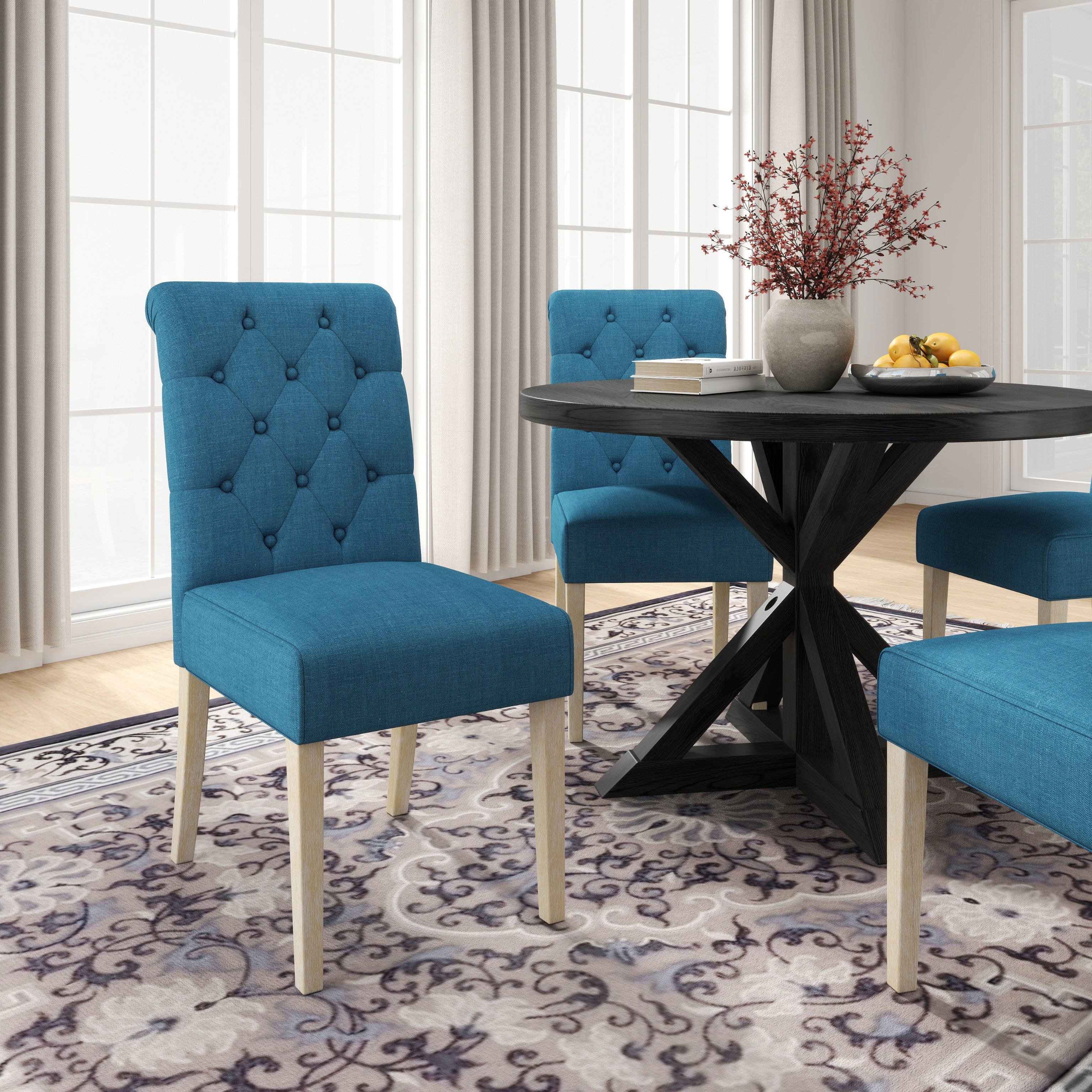 Roundhill Furniture Banff 5-Piece Dining Set - 42