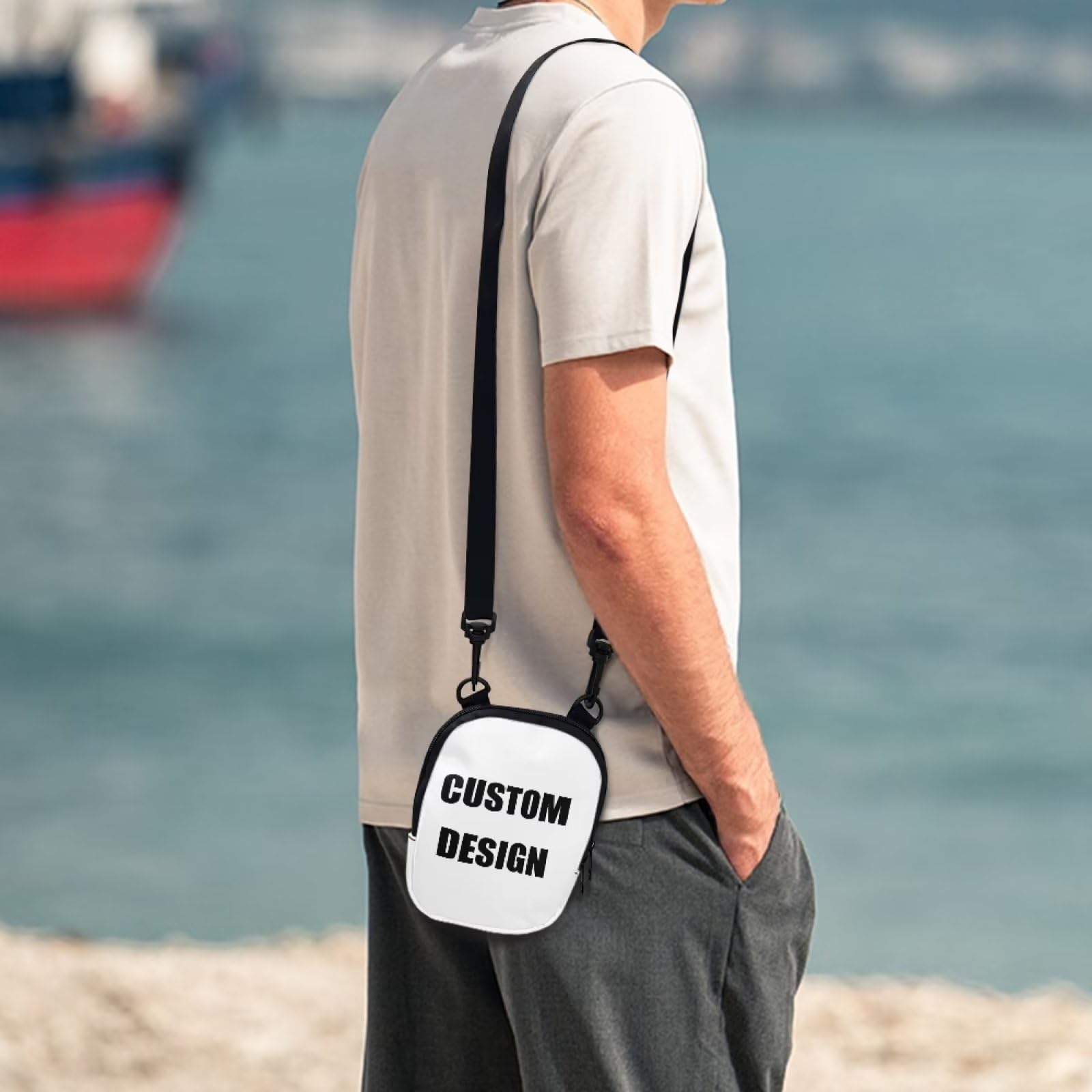 Chaqlin Mini Crossbody Bag for Women & Men - Slim Shoulder Purse with Phone Pocket - Perfect for Travel, Shopping & Everyday Use