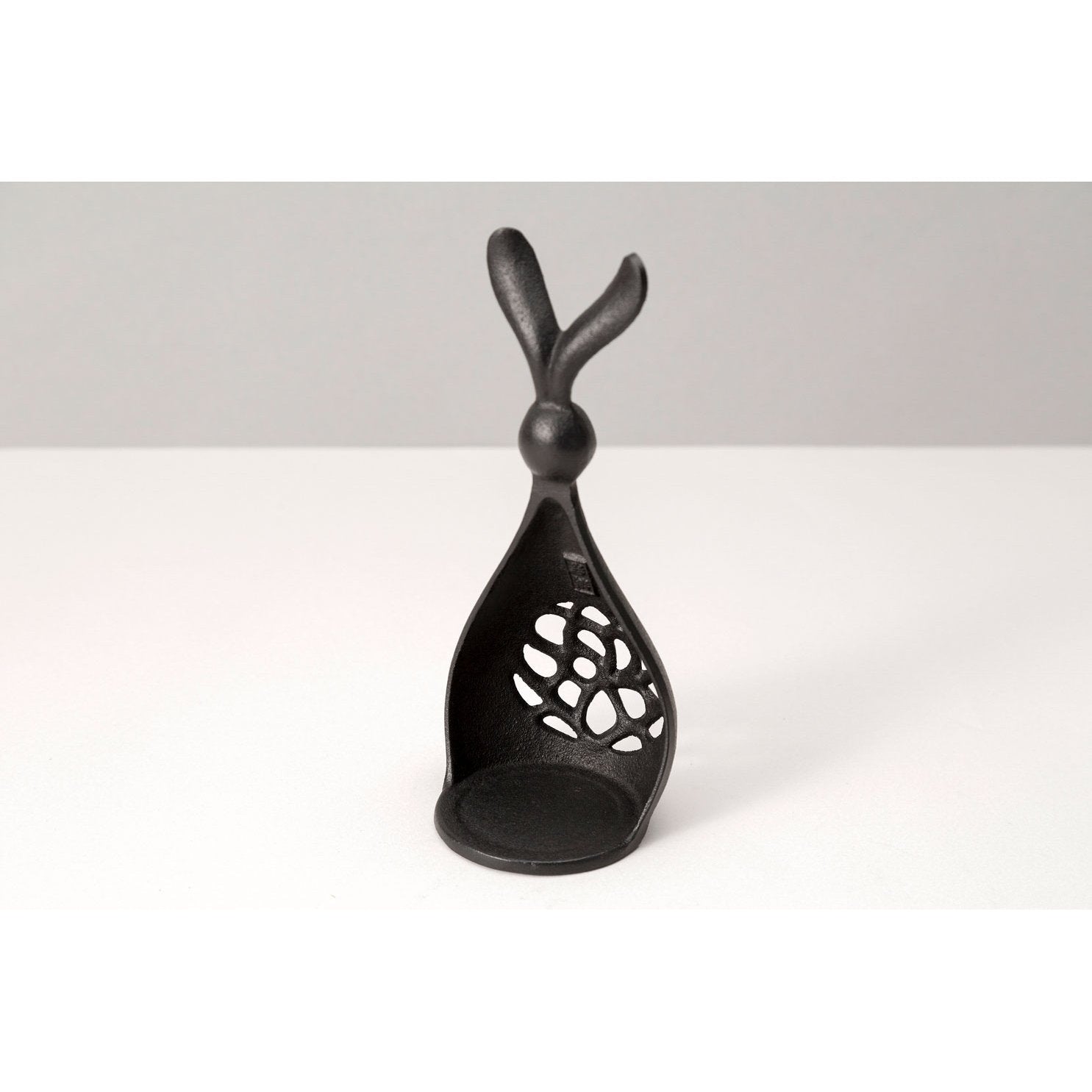 Iwachu Japanese Cast Iron Tealight Candle Holder - Rabbit Design for Home Decor, Gift & Romantic Ambiance