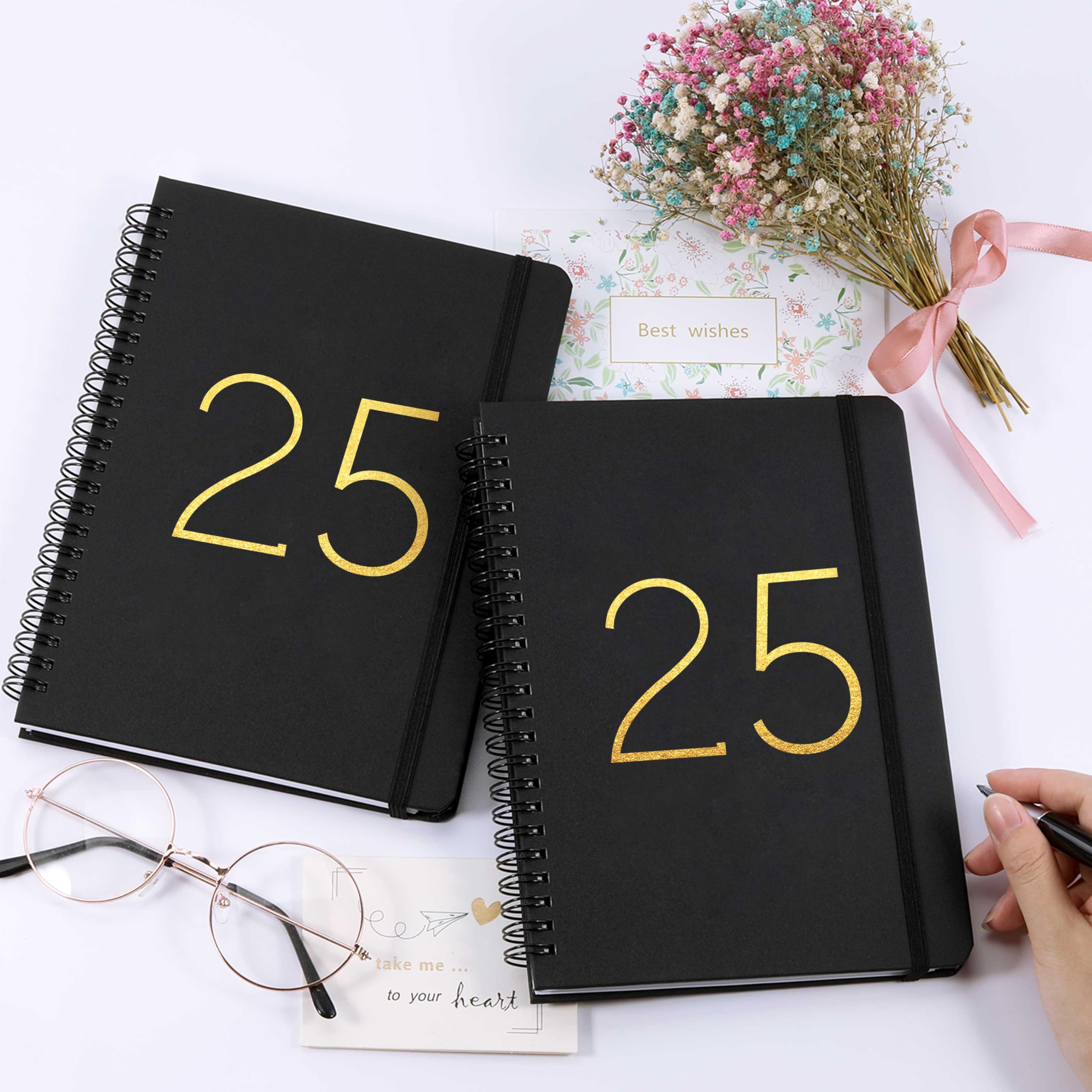 2025 Weekly & Monthly Planner - Jan 2025 to Dec 2025 Calendar Organizer with Tabs, Inner Pocket, 6.4