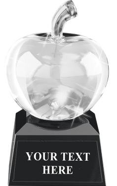 Best Teacher Crystal Award - Personalized Engraved Glass Trophy for Educators - Perfect for Teacher Appreciation, Retirement & Recognition Gifts