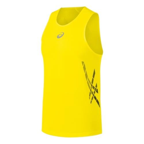 ASICS Men's Running Singlet - Lightweight Performance Top for Sprinting & Track Workouts - Ideal for Racing, Training & Gym Wear
