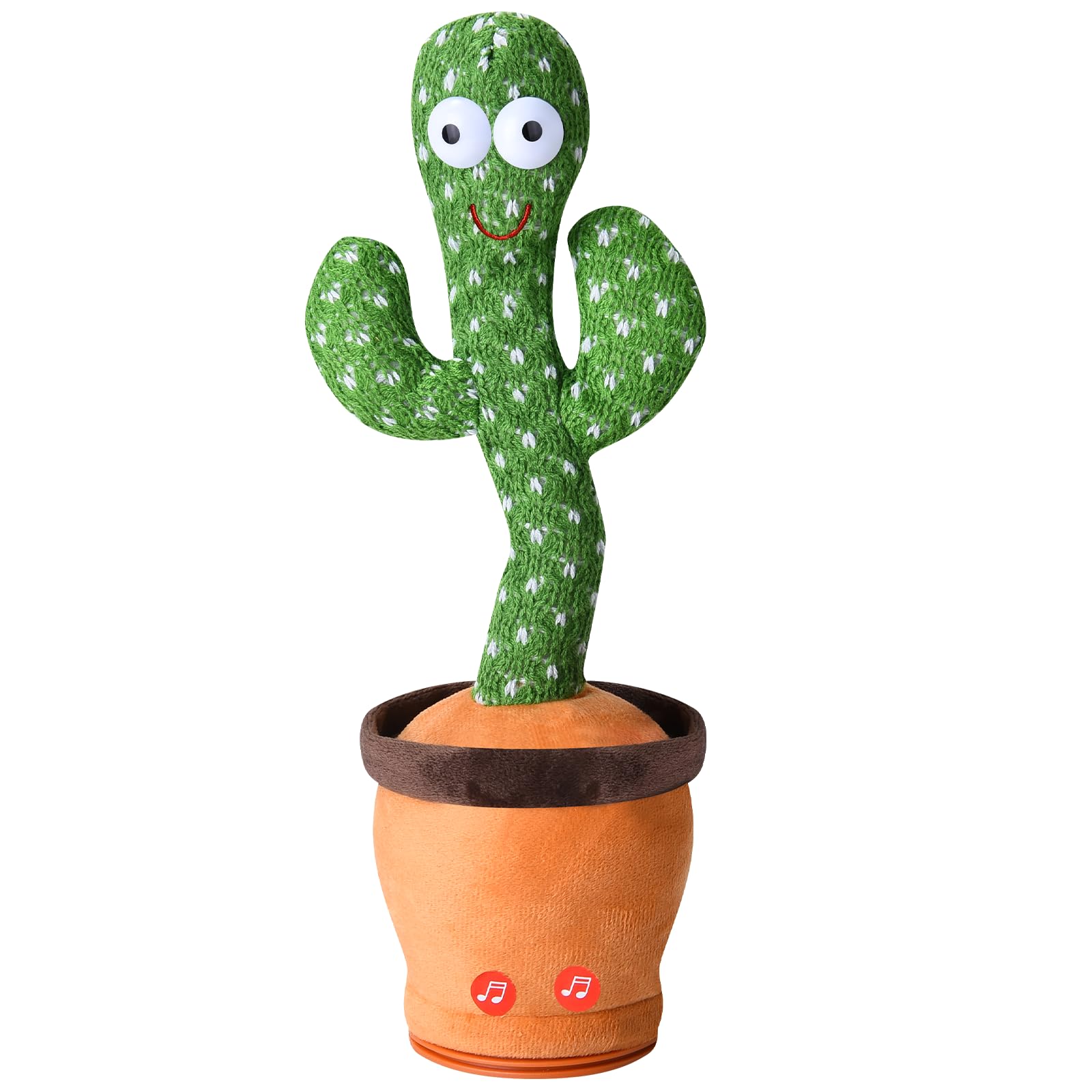 Interactive Dancing Talking Cactus Toy for Toddlers - Singing Mimic Cactus Baby Toy for Boys & Girls | Fun Easter Basket Stuffer & Gift for Kids | Perfect for Playtime, Learning & Easter Celebrations