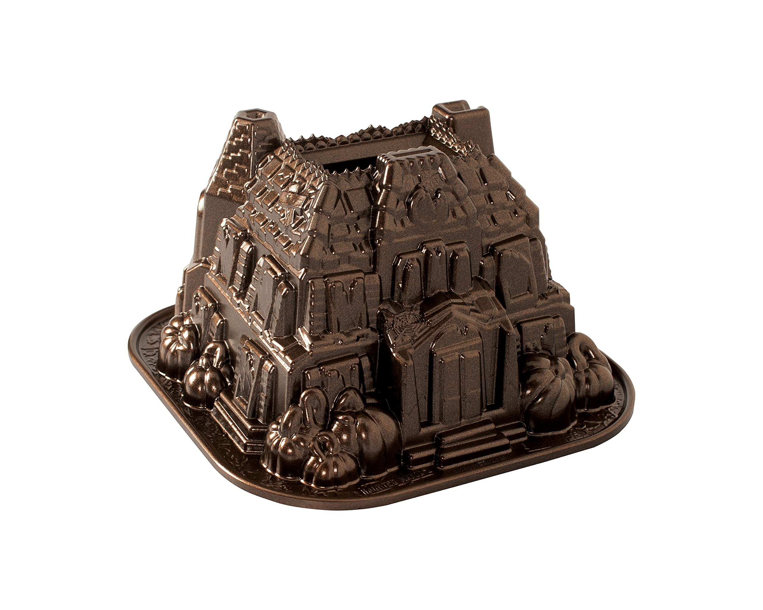 Nordic Ware Haunted Manor Bundt Pan - Halloween Cake Mold for Spooky Baking | Perfect for Halloween Parties, Themed Desserts, and Seasonal Treats