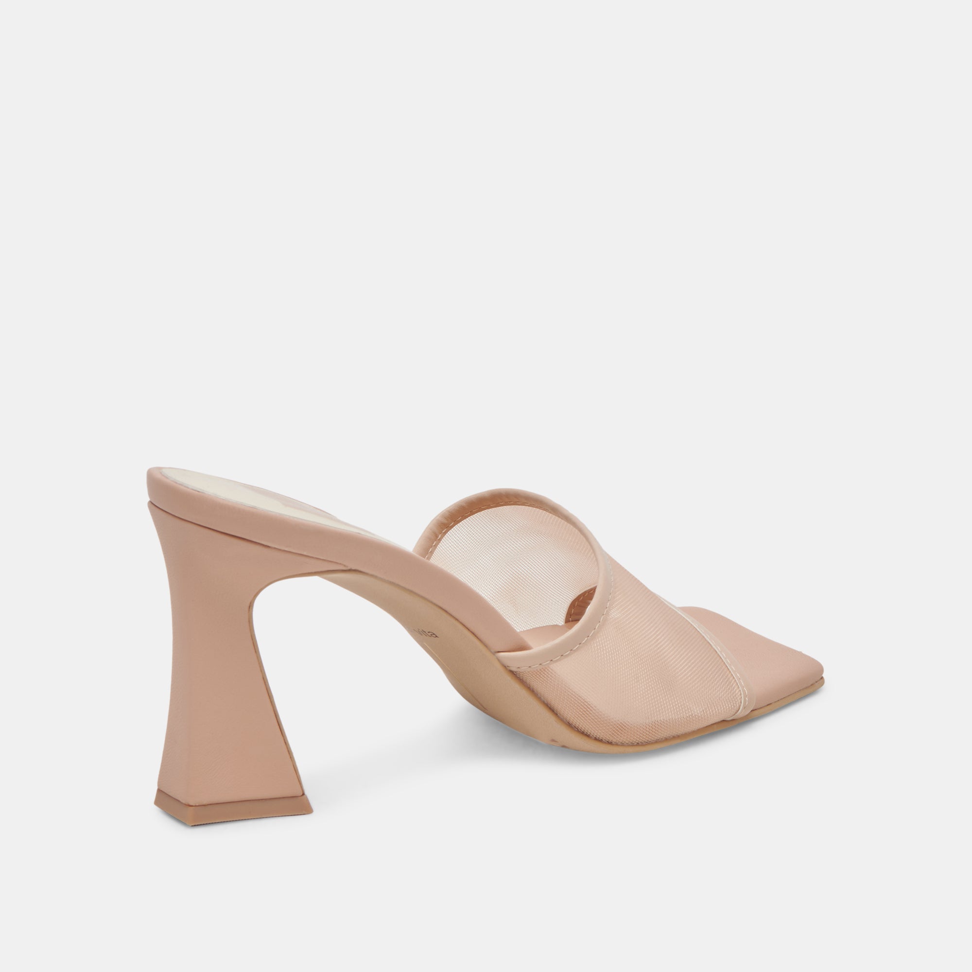 NARDA Women's High Heels - Blush Pink Mesh Pointed Toe Pumps for Party, Wedding & Evening Wear | Comfortable & Stylish Dress Shoes