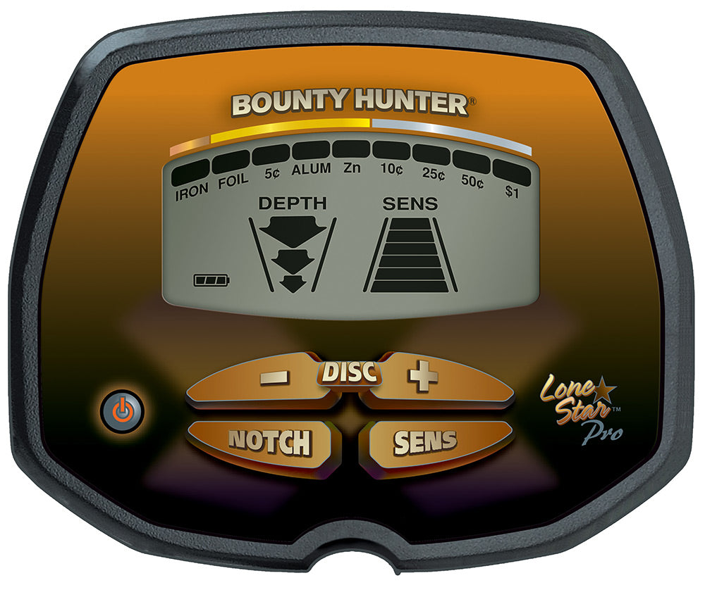 Bounty Hunter Lone Star Pro Metal Detector with 8