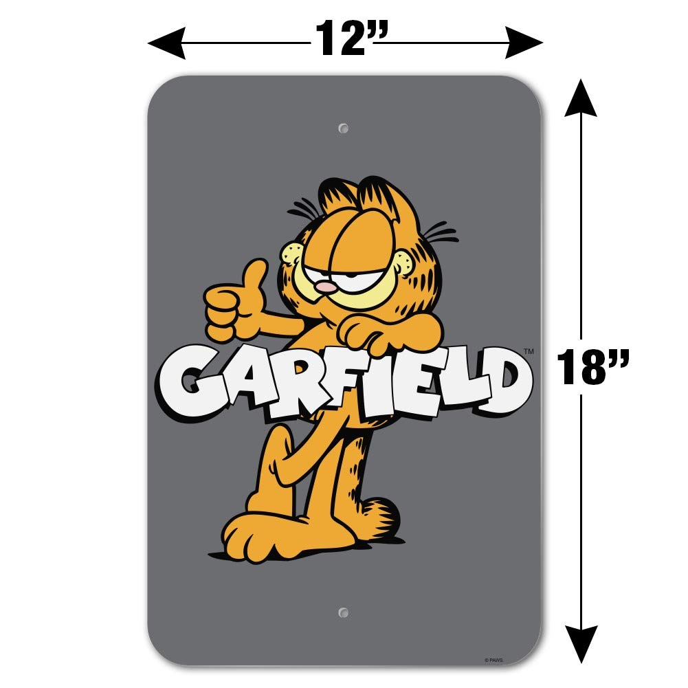 Garfield Themed Logo Sign for Home, Office & Business Decor - Perfect for Wall Art, Workspace & Gift Ideas