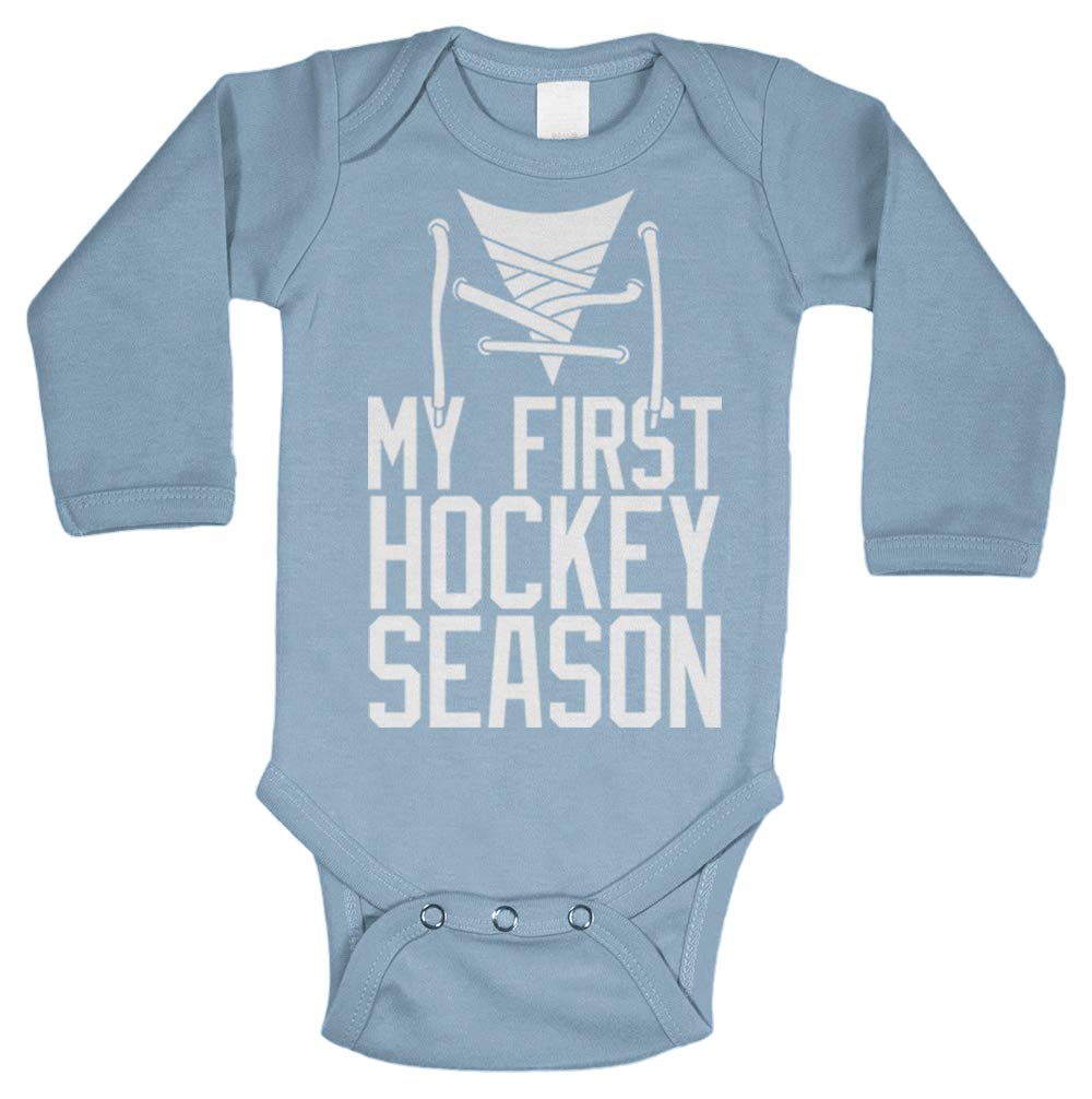 My First Hockey Season - Adorable Sports Fan Bodysuit for Babies & Toddlers - Perfect for Game Day, Photo Shoots & Playtime