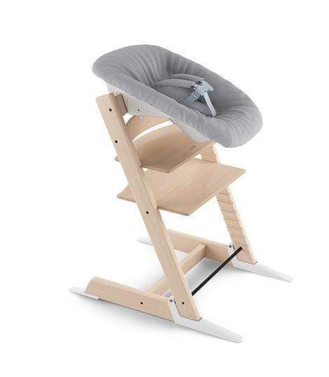 Stokke Tripp Trapp Newborn Set - Adjustable Baby High Chair with Safety Harness, Grey - Perfect for Feeding & Bonding with Your Infant at Home