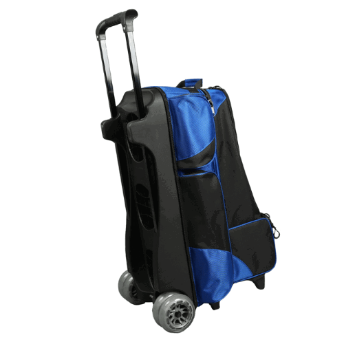 ELITE Deluxe 3 4 5 Bowling Ball Roller Bag - Heavy Duty Bowling Ball Carrier with Wheels for Men & Women - Perfect for League Play, Tournaments & Practice Sessions